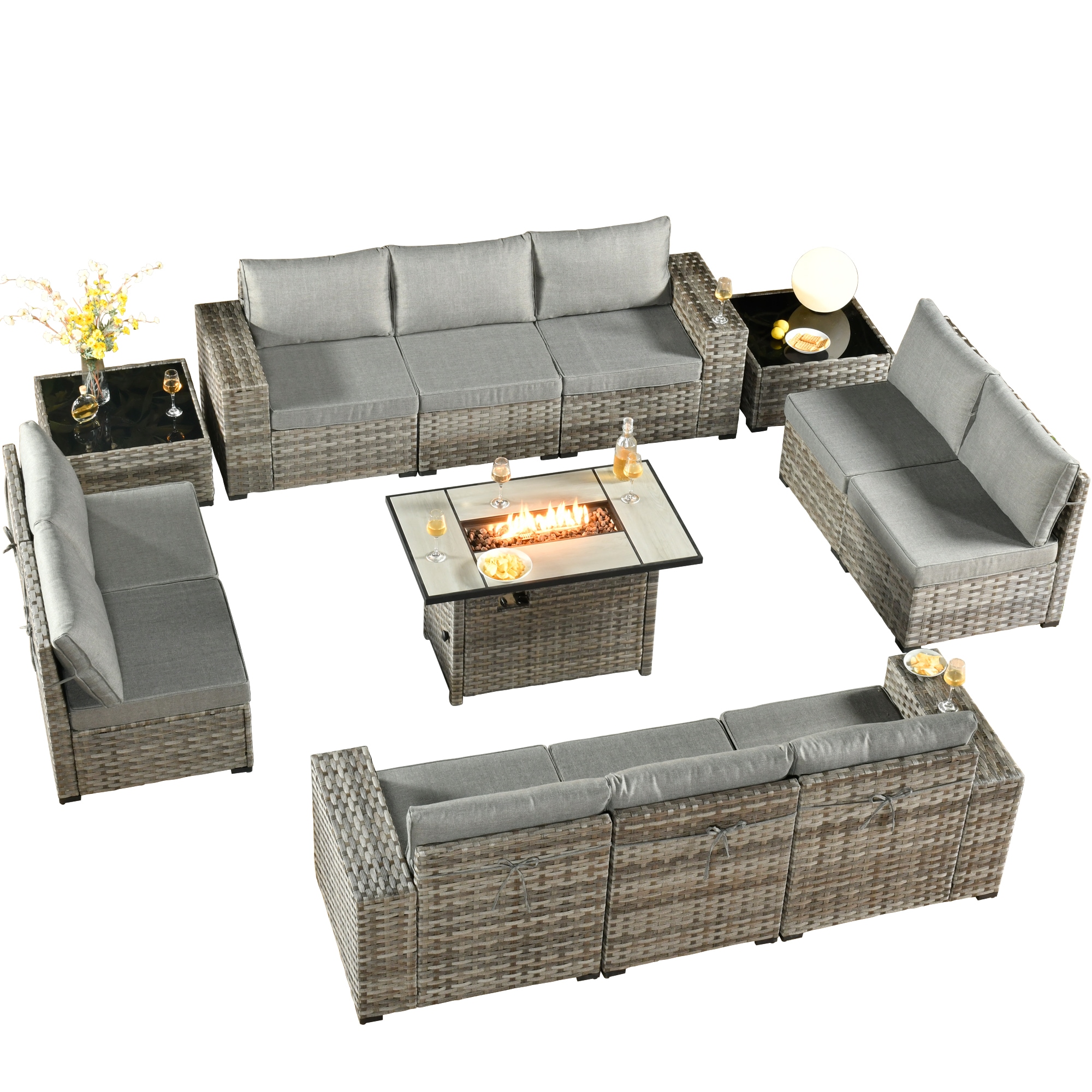 XIZZI XIBBR205-12FP Patio-Conversation-Sets - View #3