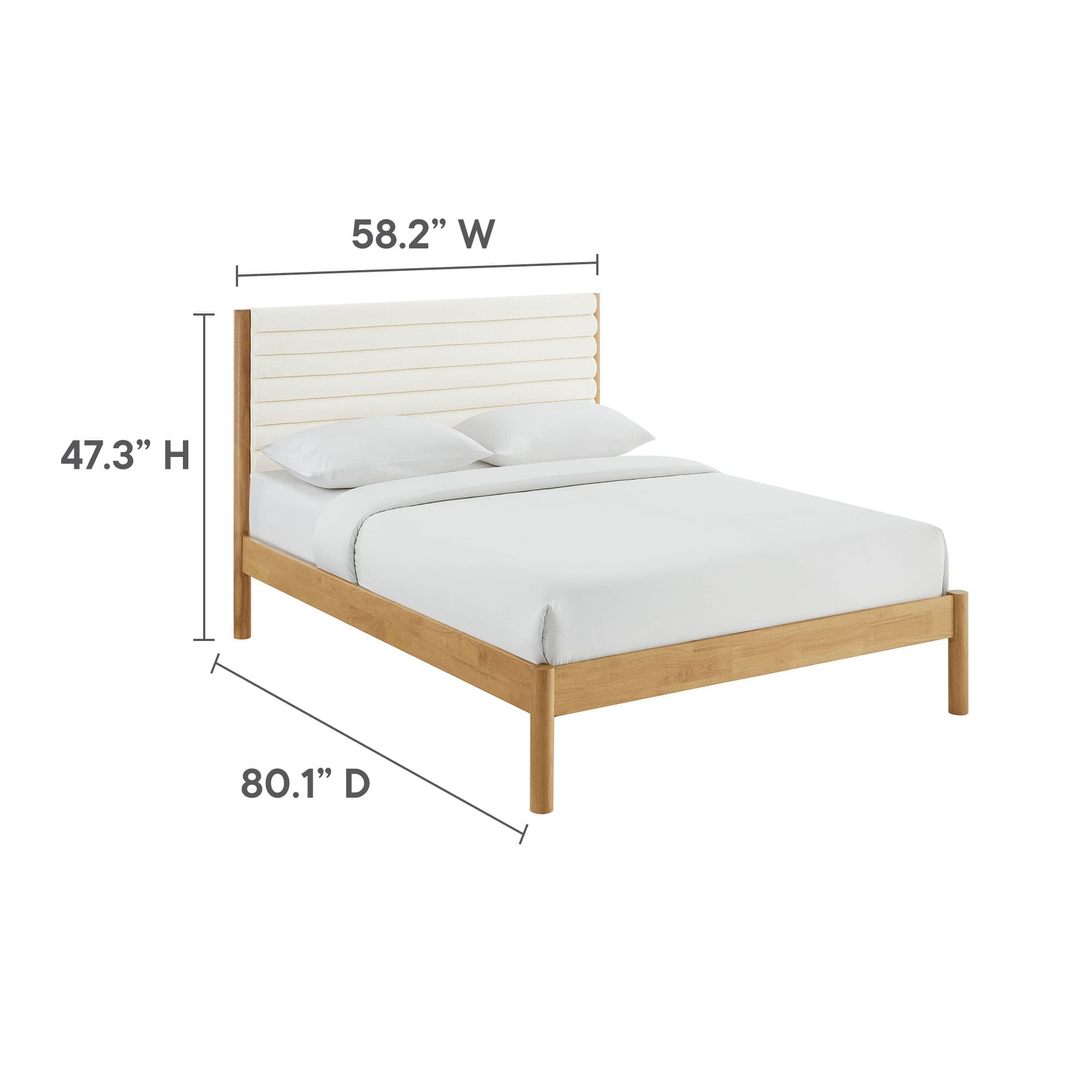 Modway MOD-7197-FEA-OAK beds - View #3