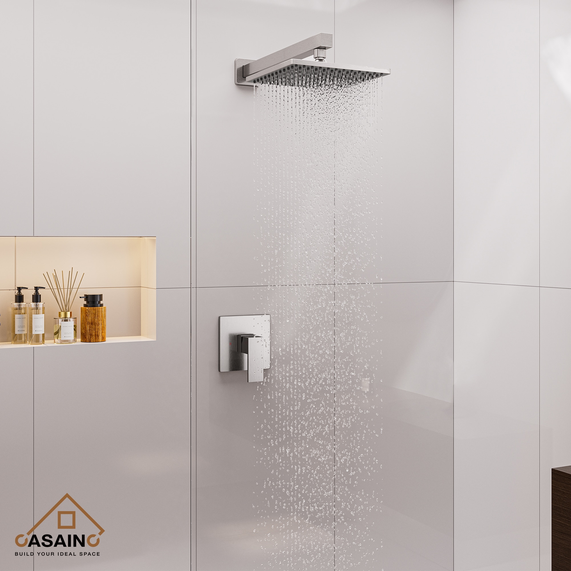 CASAINC CS1911-MB Showerhead-Bar-Panels - View #3