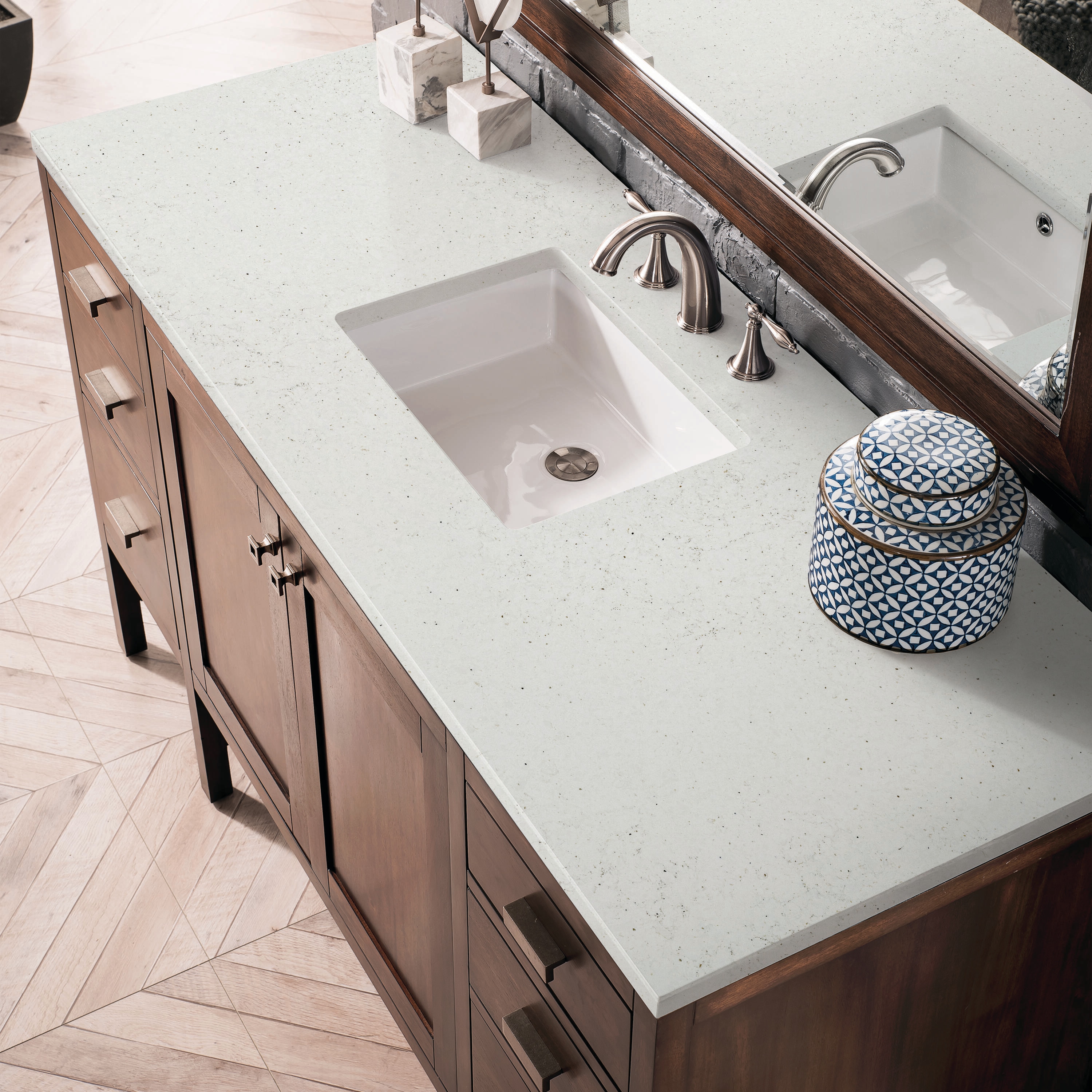 James Martin Vanities E444-V60S-MCA-3LDL Bath-Vanity-Combo - View #5