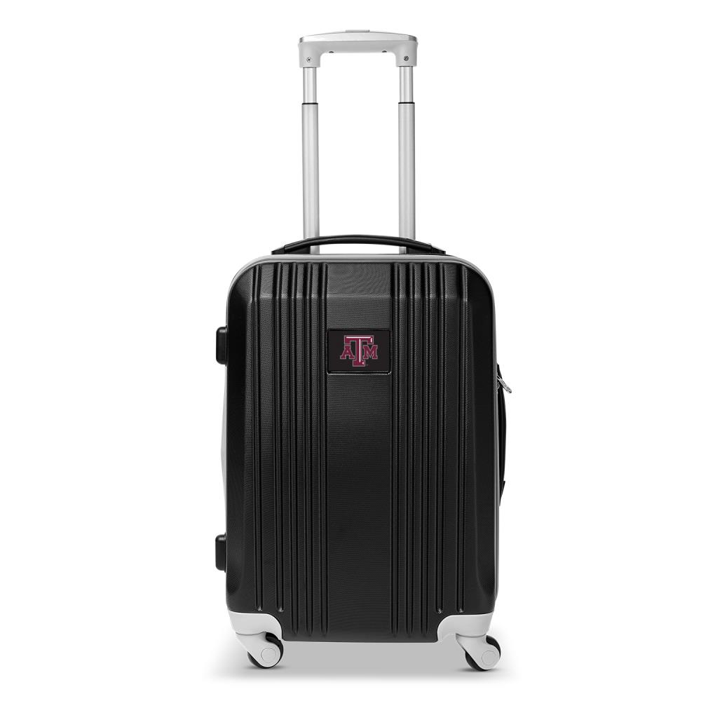 Mojo Licensing CLTAL208_BLACK NCAA Texas A&M Aggies 23.25 x 15.5 x 9.75 Black Polycarbonate Hardshell Carry-on Bag (1-Bag)