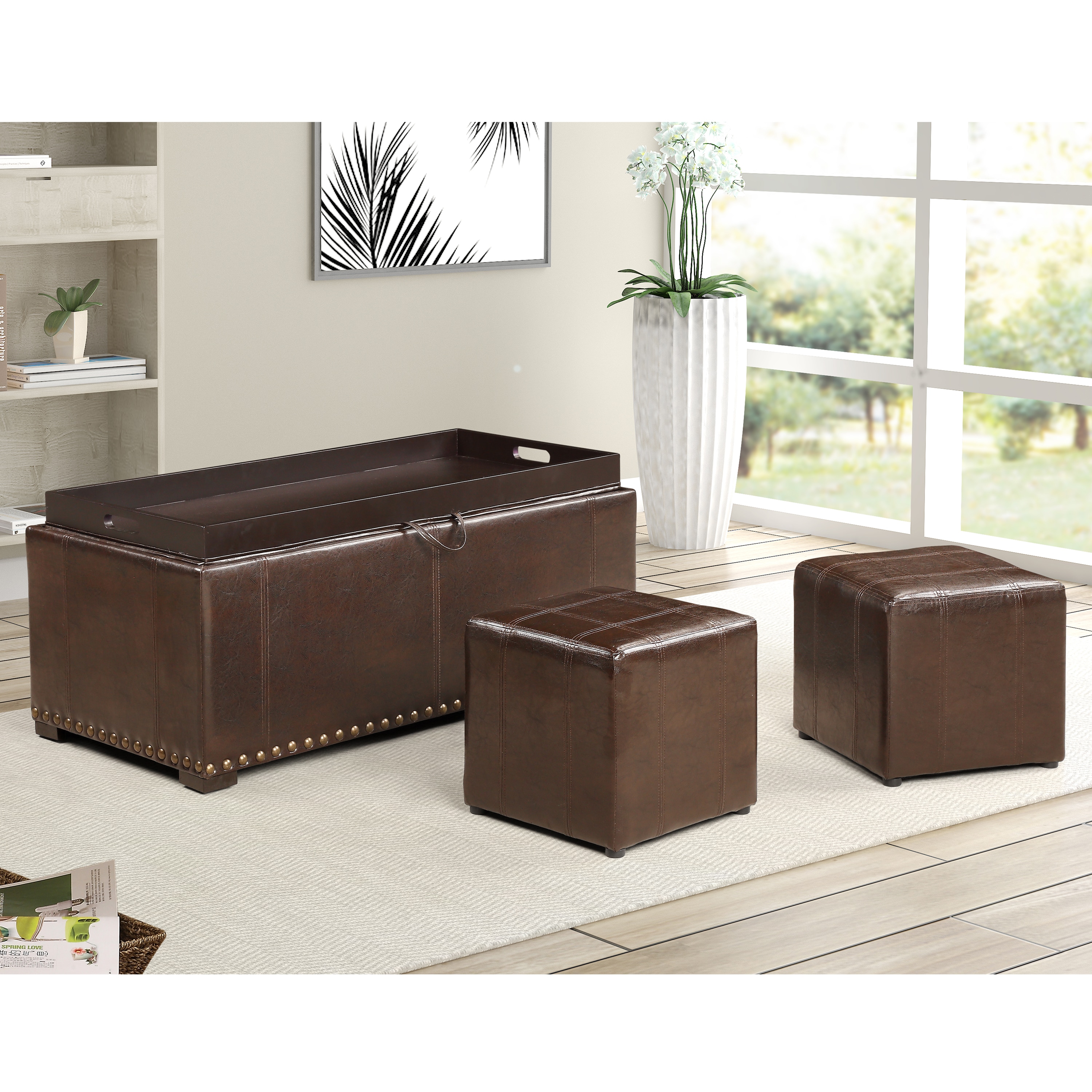 AC Pacific SB-008-BRN bench - View #2