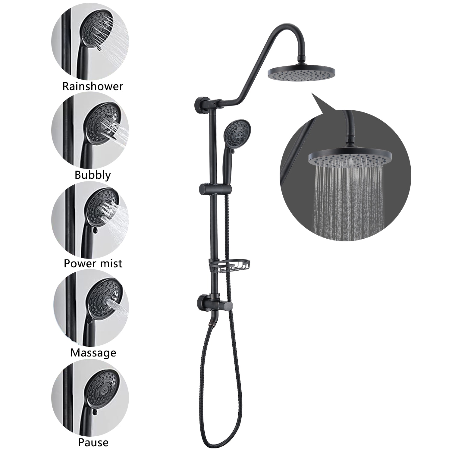 UCLIMAA UCAE1102ORB Showerhead-Bar-Panels - View #3
