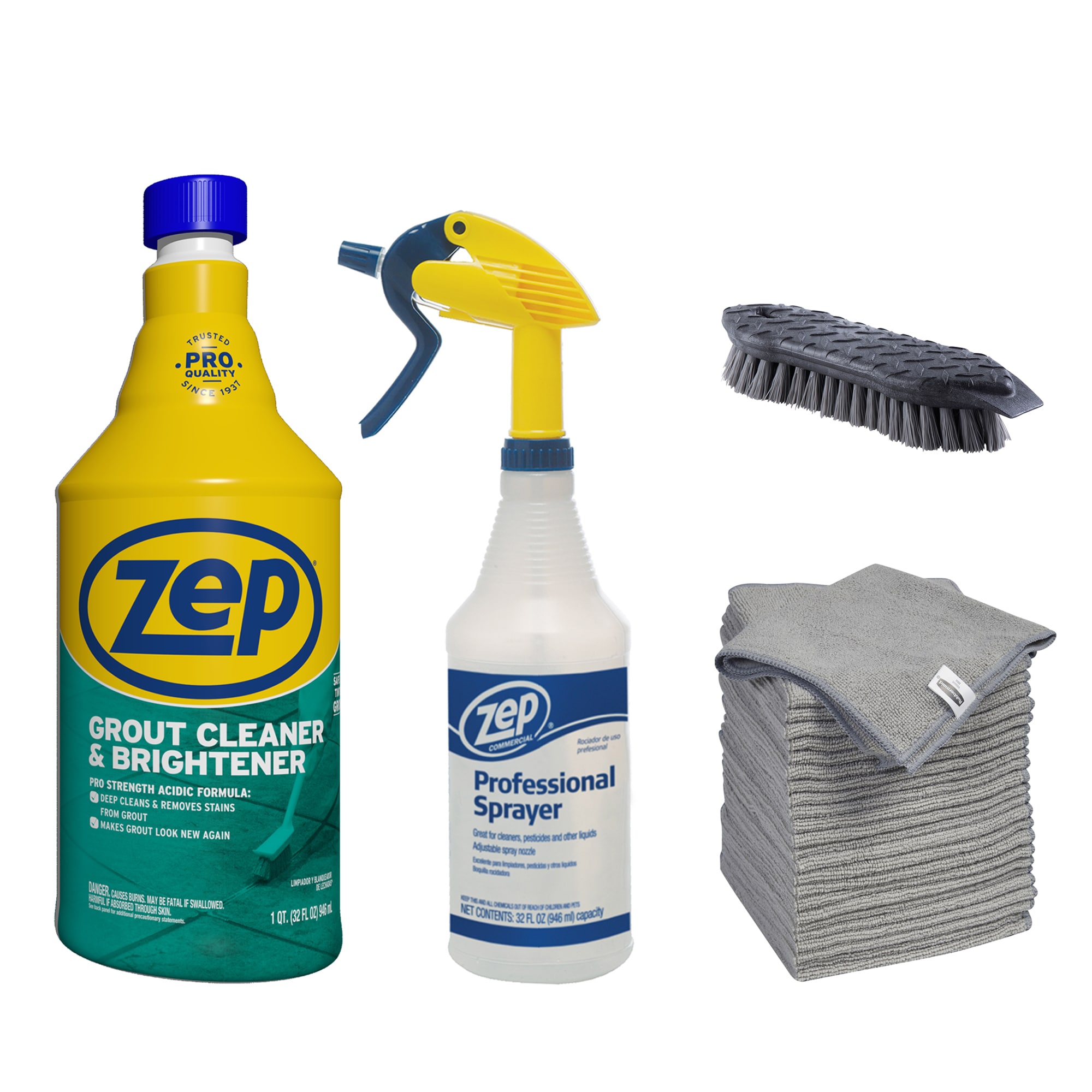 ZEP, Trigger Spray Bottle, 1 qt Container Size, General Purpose Cleaner -  449V86