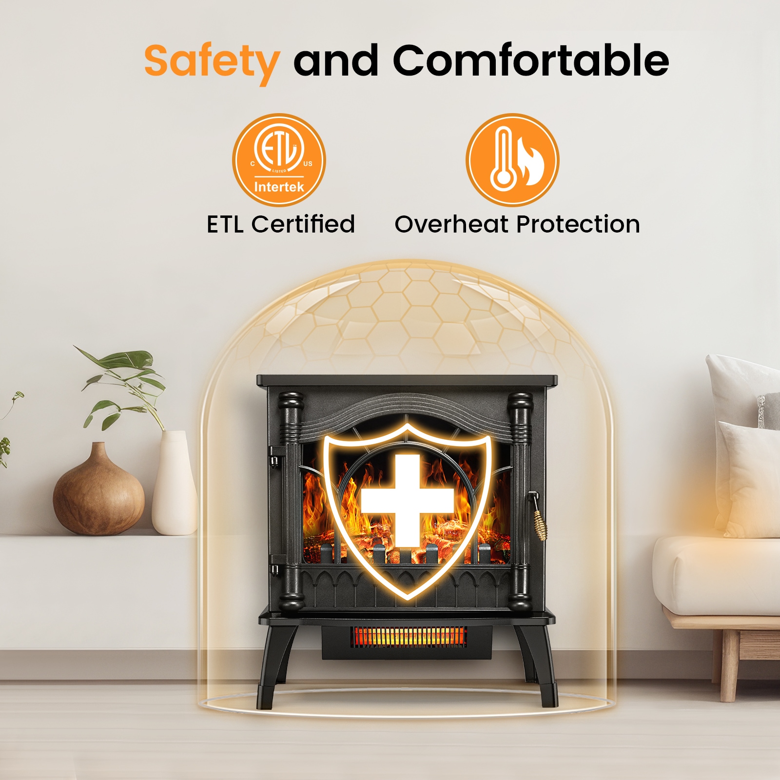 COWSAR 5215 Electric-Fireplaces - View #6