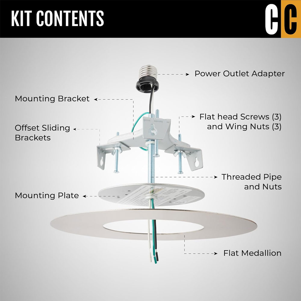 The Can Converter R56-RMF-STN Recessed-Kits - View #2