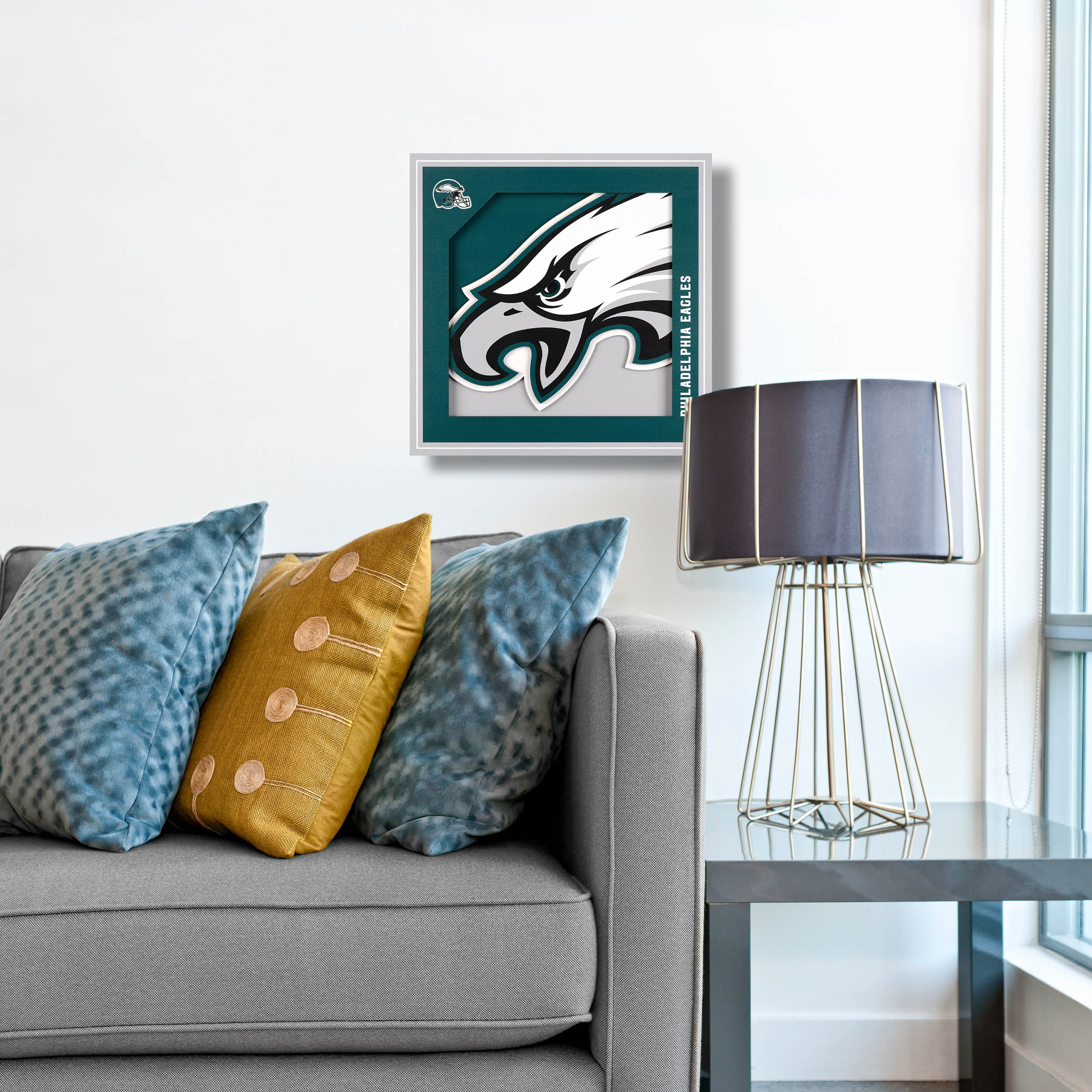 YouTheFan NFL Jacksonville Jaguars 3D Logo Series Wall Art - 12x12