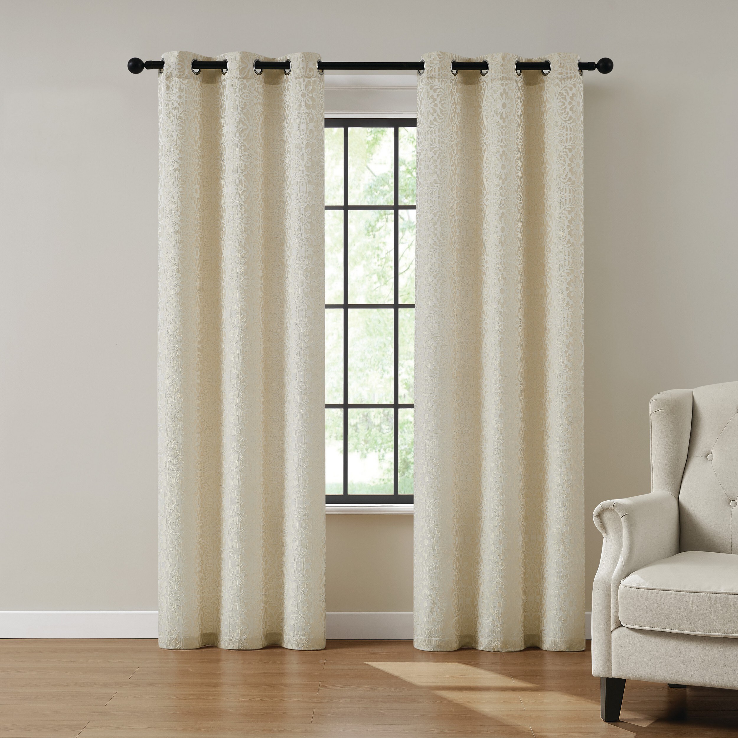 PEM America Outlet EC5849THACG-96 curtains - View #2