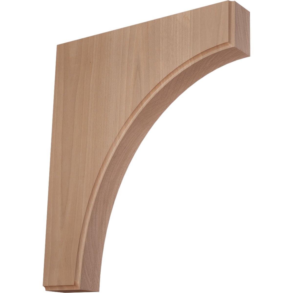 Ekena Millwork BKTW02X10X12CVCH Clarksville 1-3/4-in x 10-in x 12-in Cherry Brown Wood Standard bracket