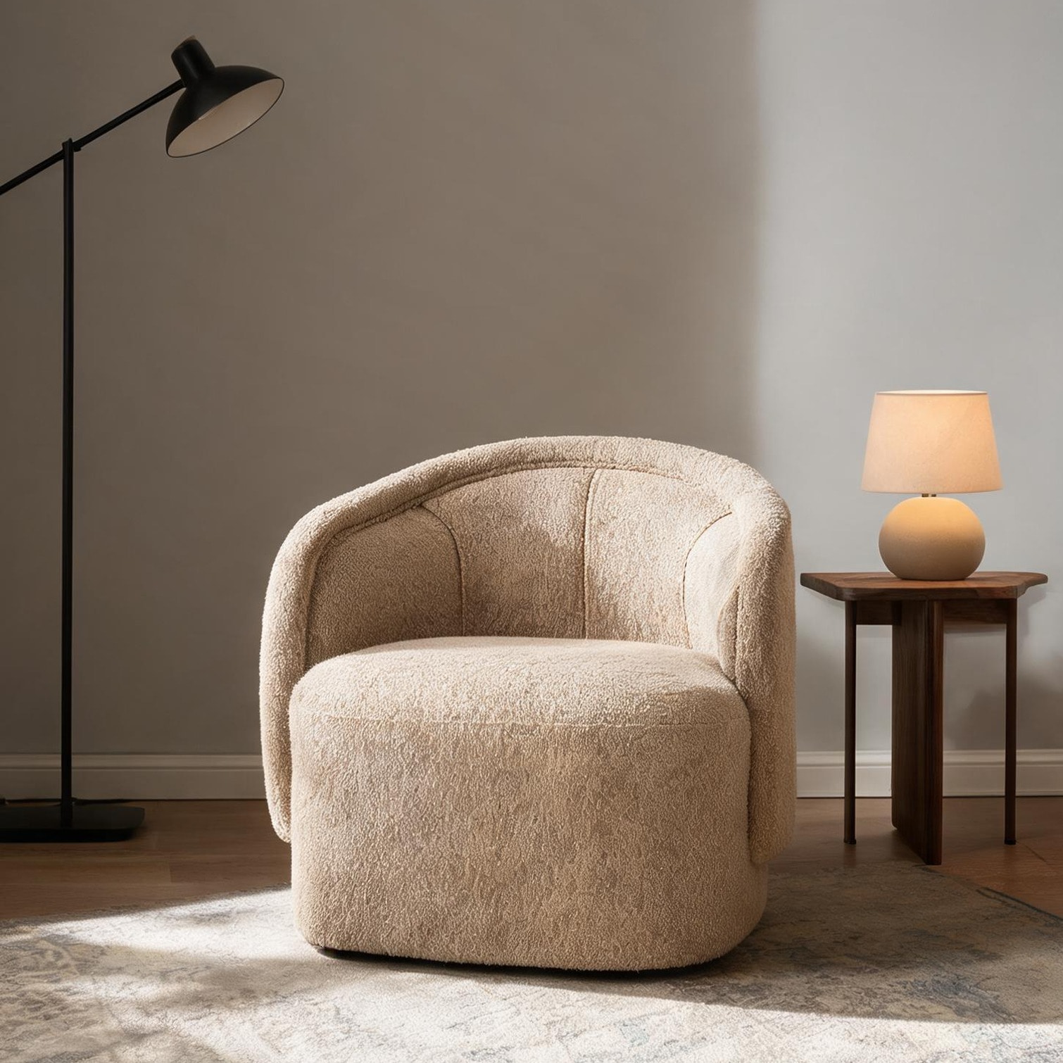 chillscreamni - Cushioned Seat Chairs and Accent Seating in Espresso 34.1 x 30.7 x 27.4 in with F...