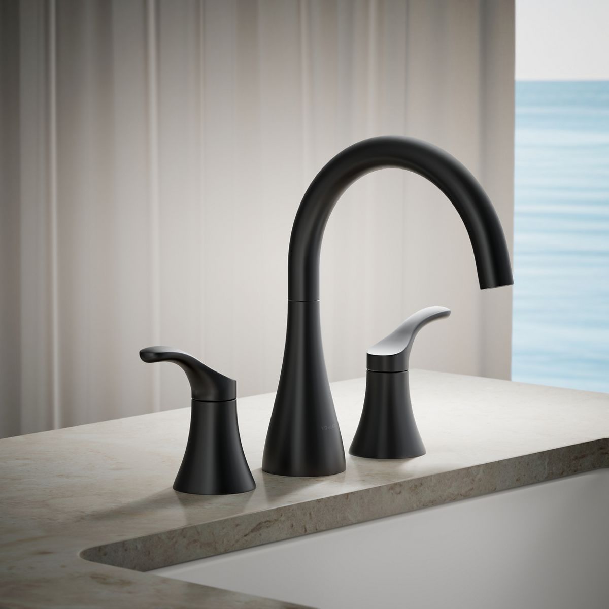 KOHLER T26426-4-BL Roman-Tub-Faucets - View #2