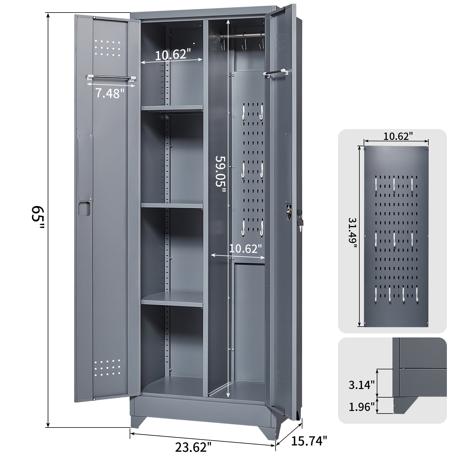 Boyel Living BL-SF33783 Utility-Storage-Cabinets - View #3