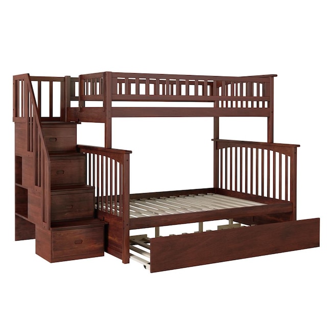 Atlantic Furniture Columbia Staircase, Staircase Twin Bunk Bed Dimensions In Cm