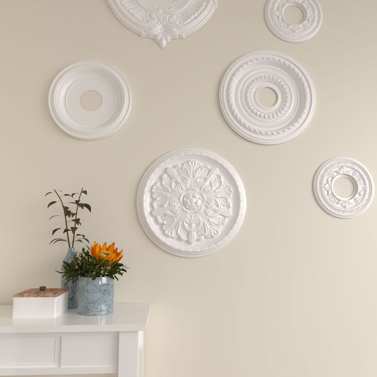 Ekena Millwork CM17WA Ceiling-Medallions - View #6