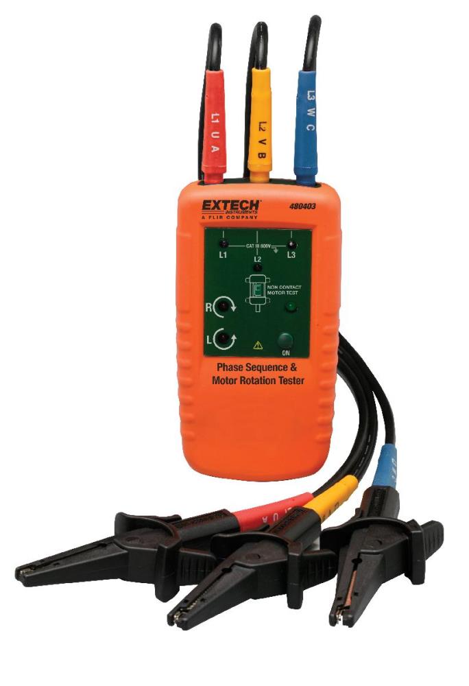 Extech 480403 Digital Voltage Tester 600 Amp 600-Volt