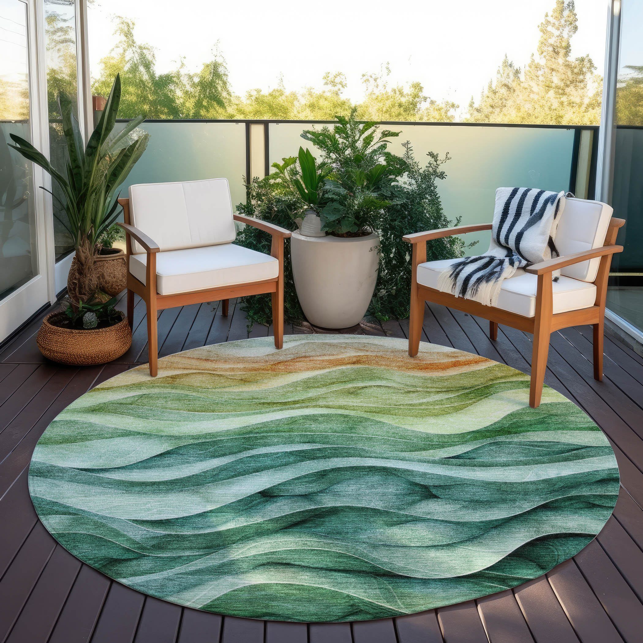 Addison Rugs ACN1242TE8RO rugs - View #7