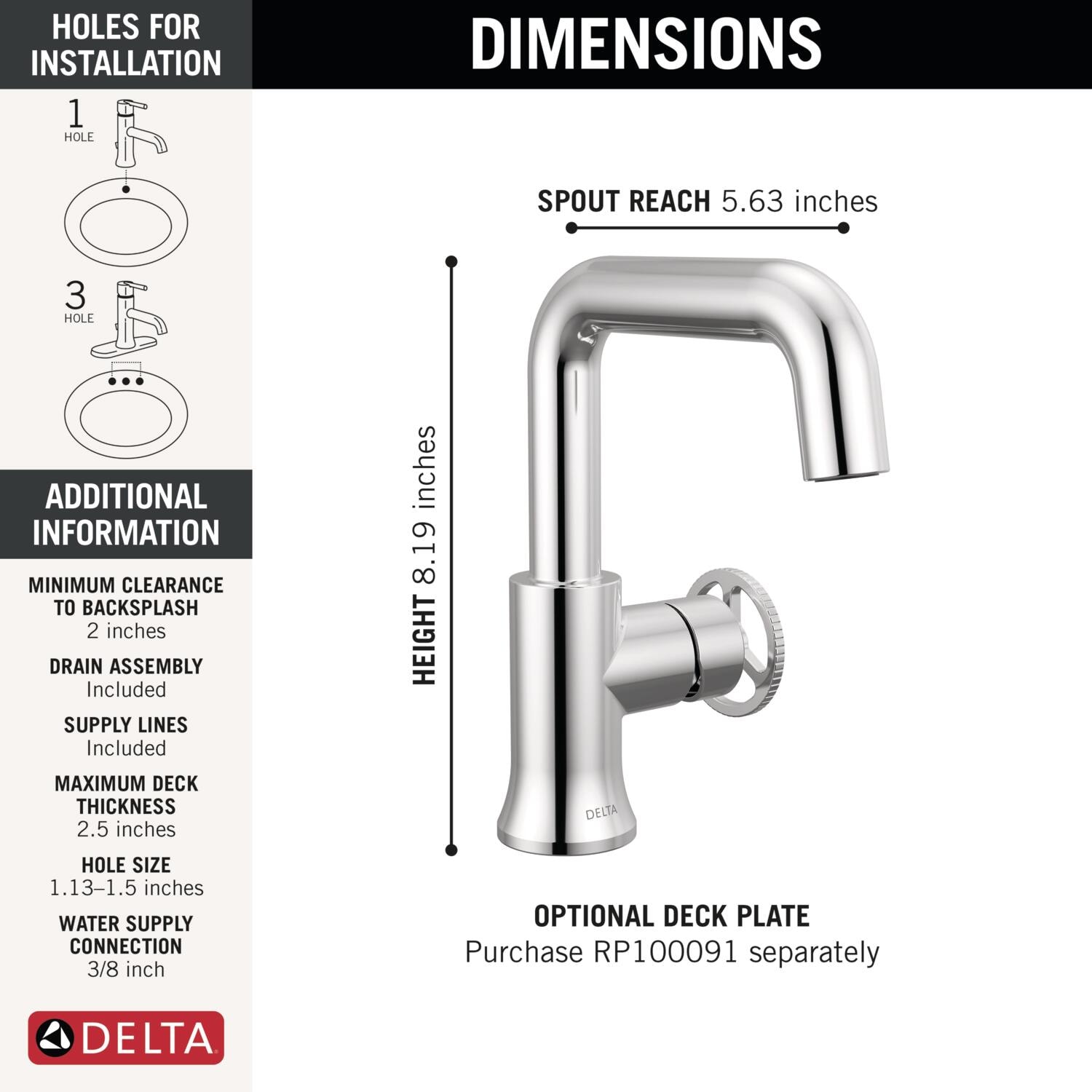 Delta 5547HAR-DST Lavatory-Faucets - View #4