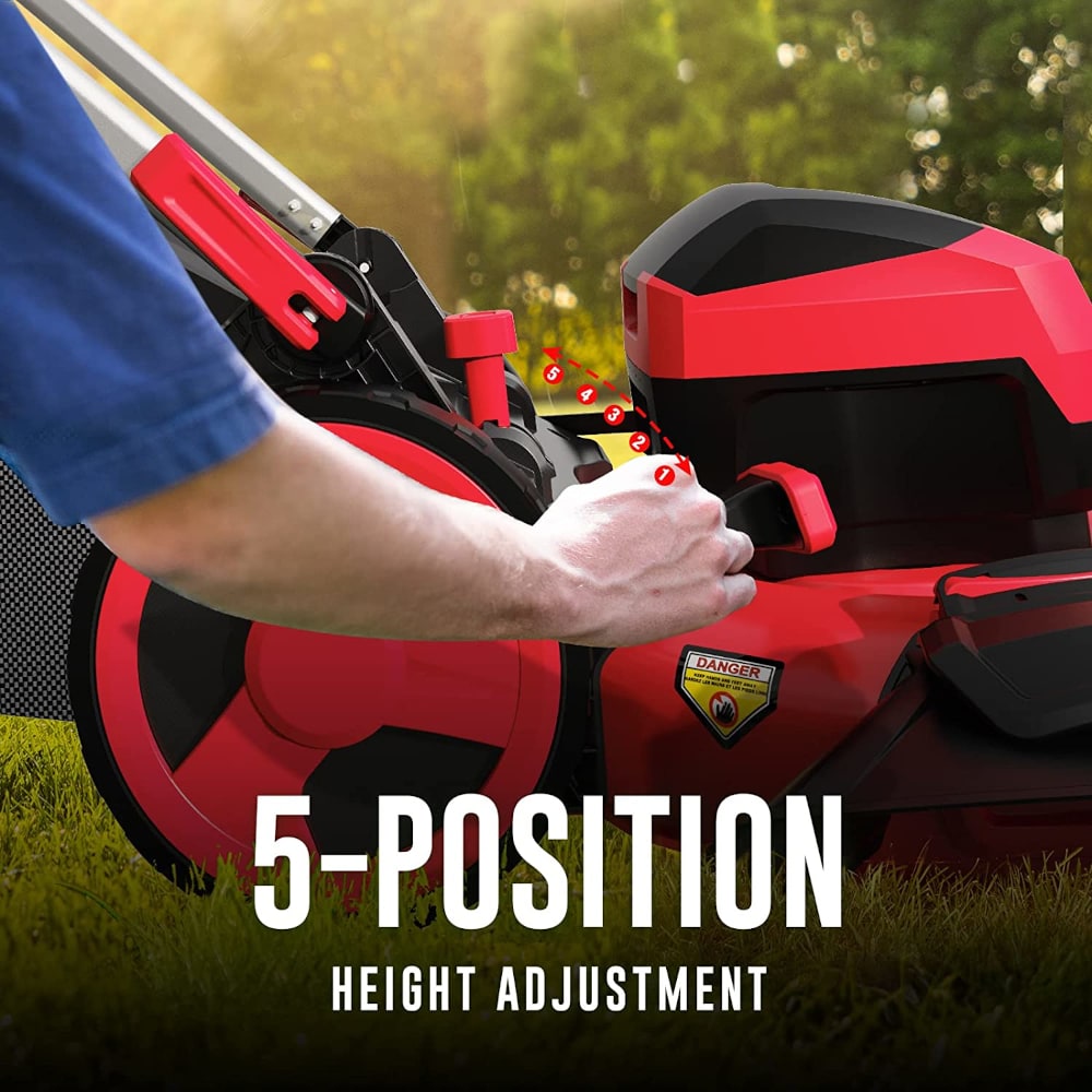 PowerSmart PS76821SRB Cordless-Elec-Push-Mowers - View #3