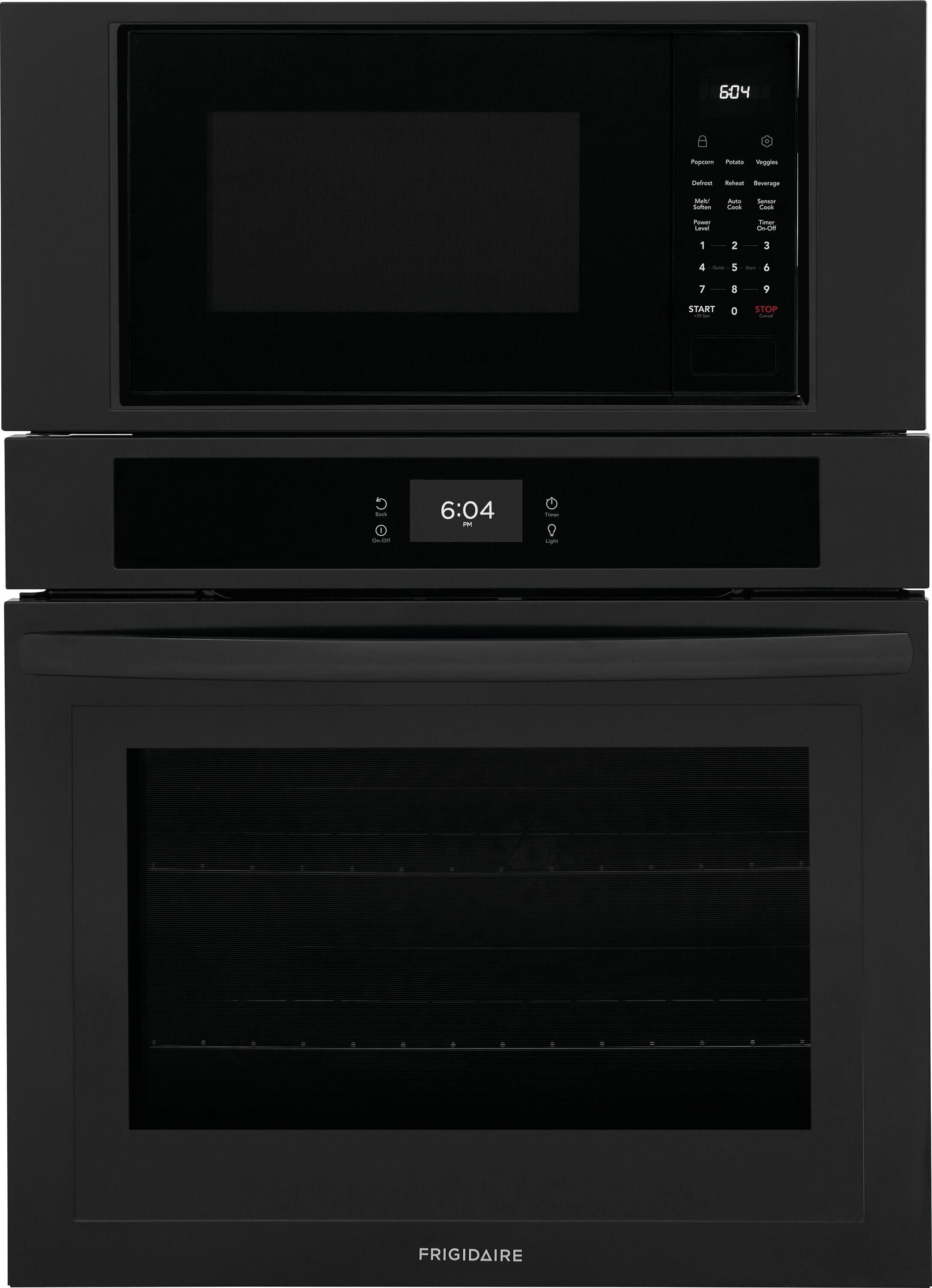 Frigidaire FCWM3027AB 30 inch Self-cleaning Microwave Wall Oven Combo ( Black )