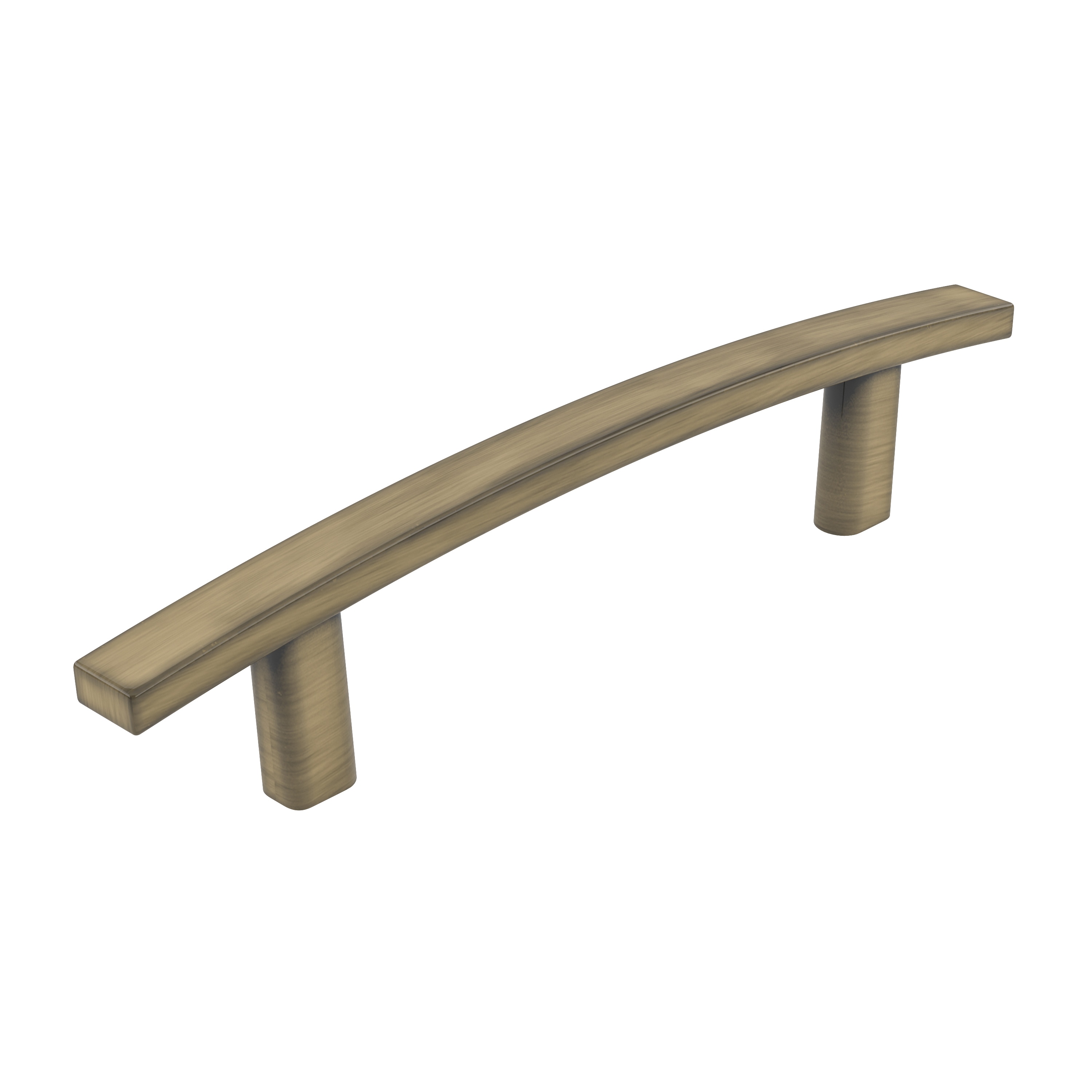Richelieu BP65096AE Padova 3-3/4-in , 96mm Center to Center Antique English Arch Handle