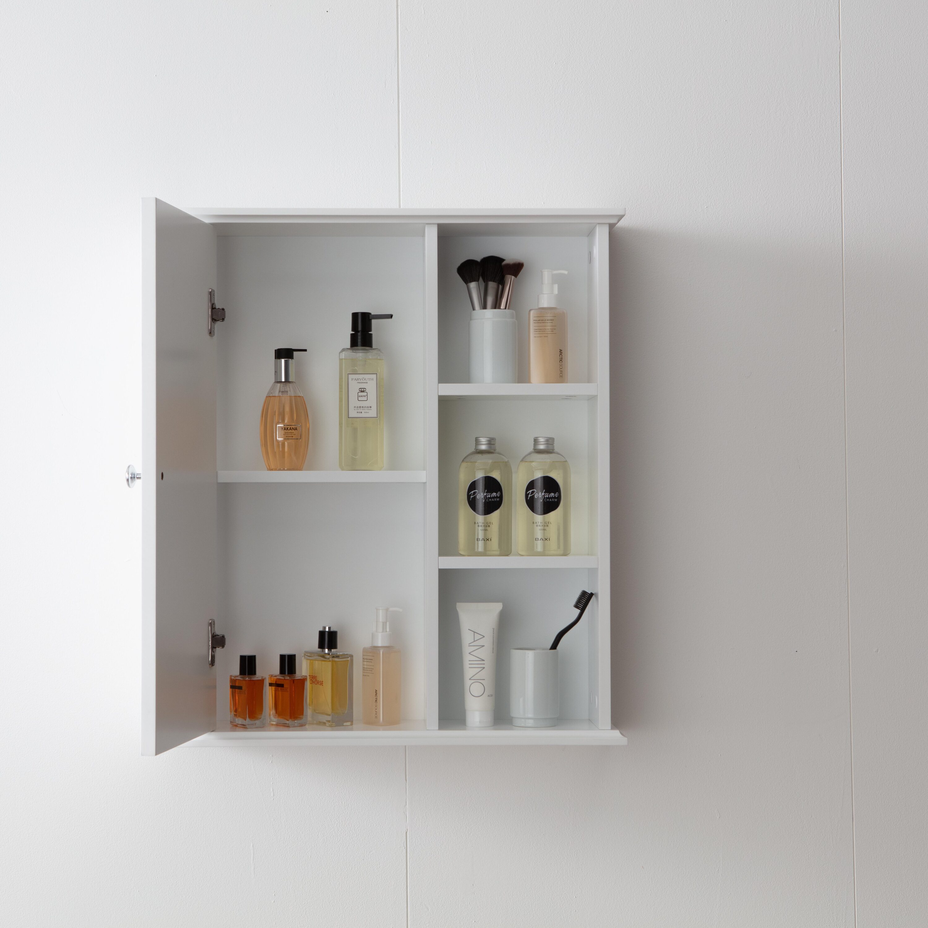 WELLFOR GFKM3NW-W Bathroom-Wall-Cabinets - View #4