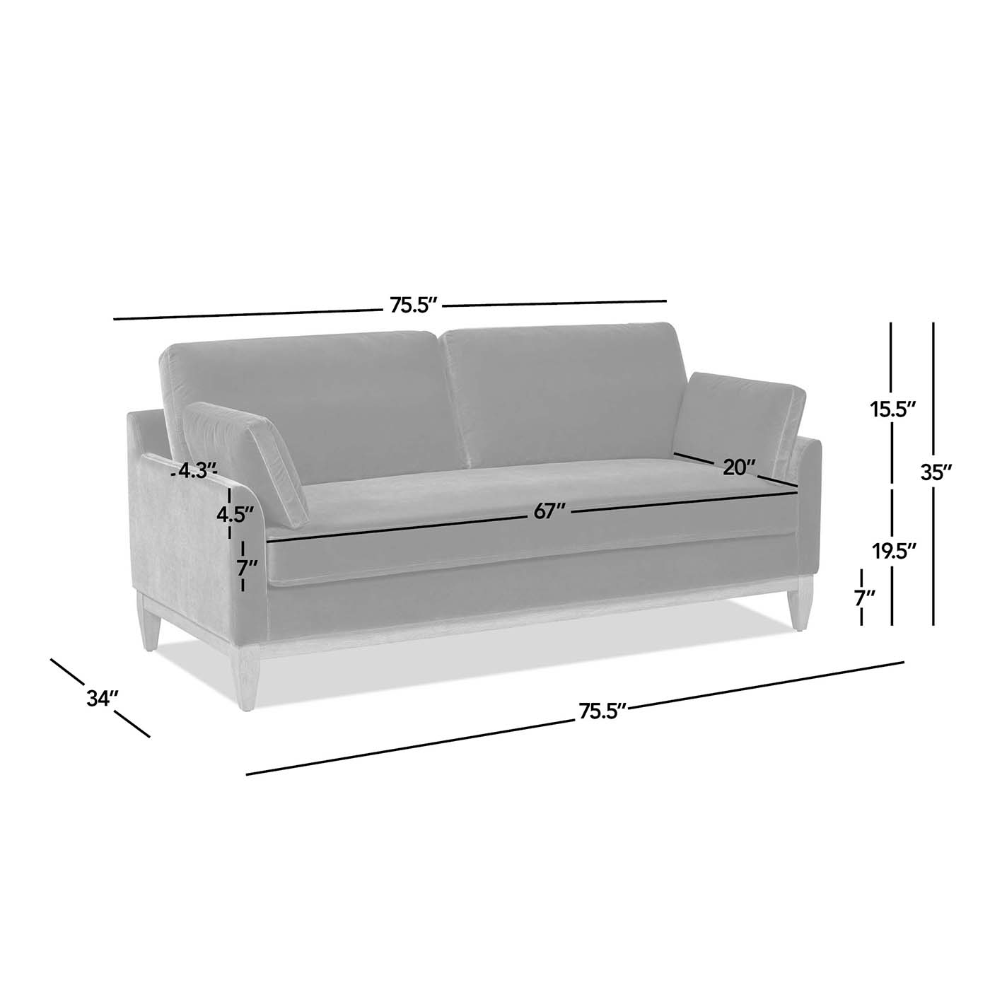 Jennifer Taylor Home LV041-3-64111 Sofas-Loveseats - View #13