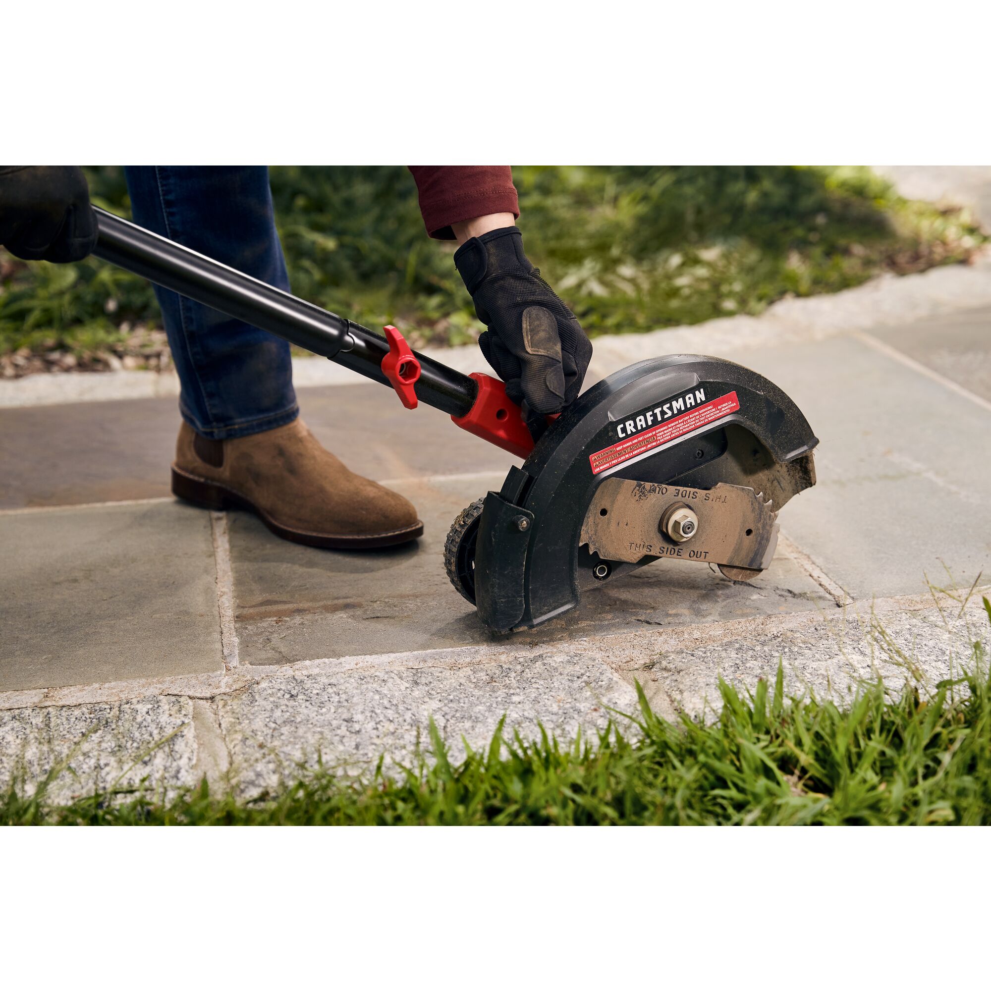 WORX 4-in x 7.5-in Wheeled Edger Blade in the Edger Belts & Blades