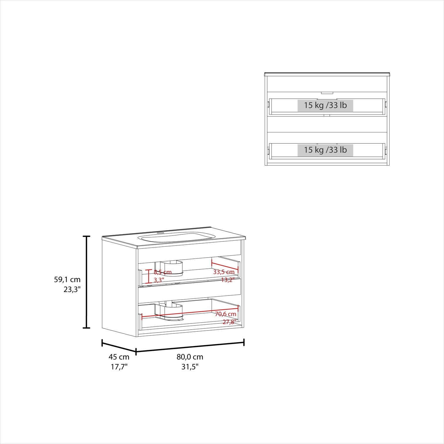 Watnature V78QTC7NP1XU Bath-Vanity-Combo - View #7