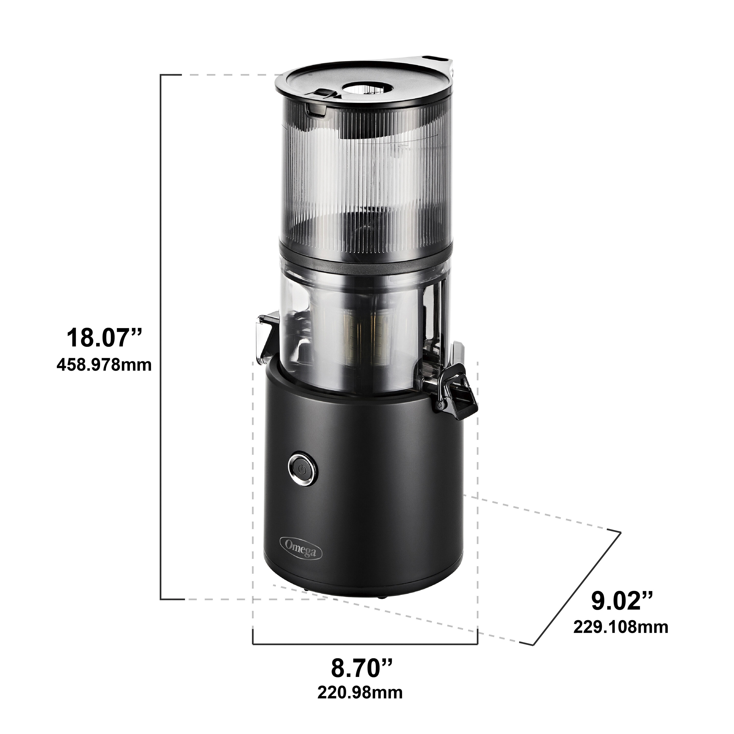  BELLA High Power Juice Extractor, 2 Speed Motor, Juicer, Large  3 Feed for Larger Fruits and Veggies, Dishwasher Safe Filter & Pulp  Container for Easy Cleaning, Stainless Steel: Electric Juicers: Home