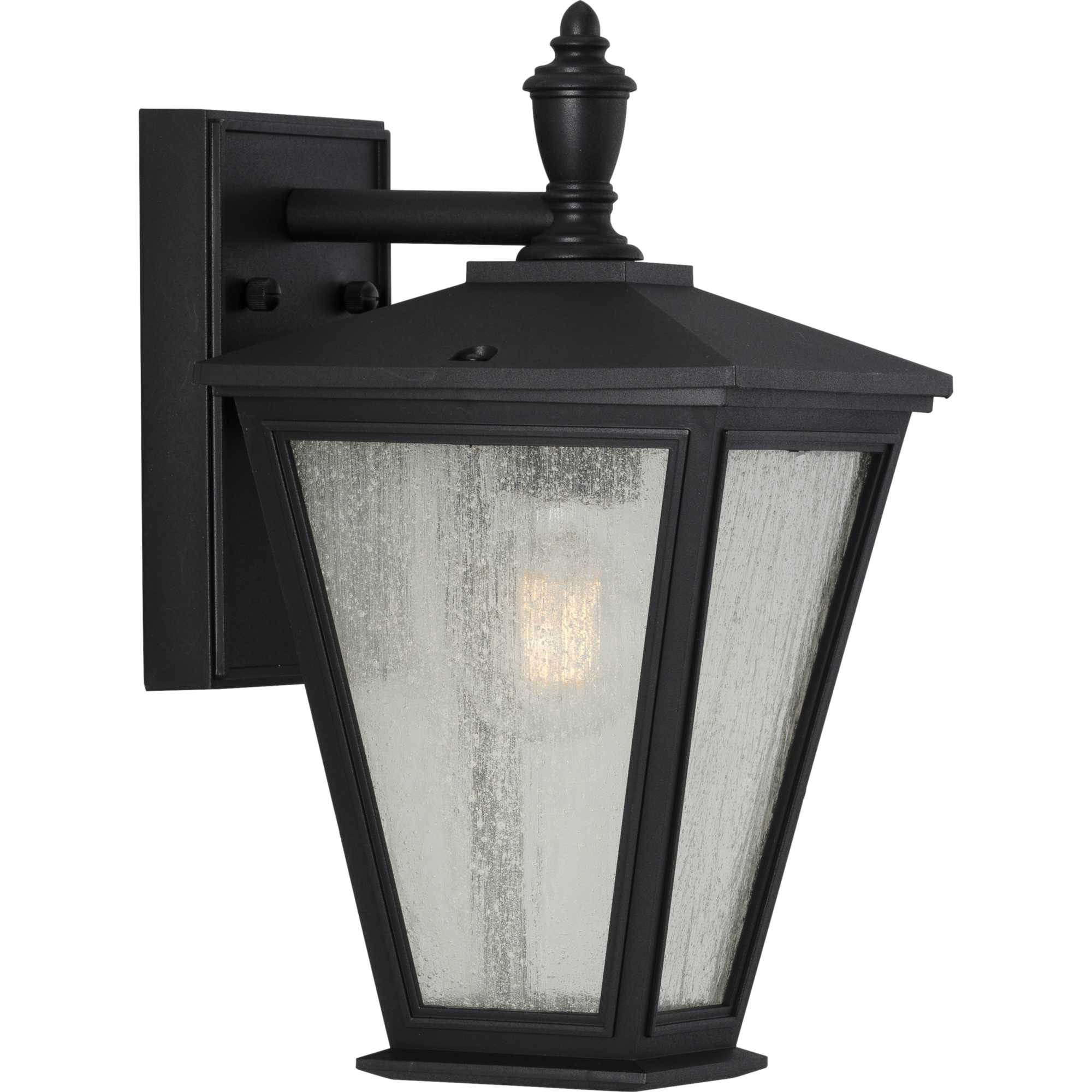 Progress Lighting Cardiff 1-Light 12.5-in Textured Black Outdoor