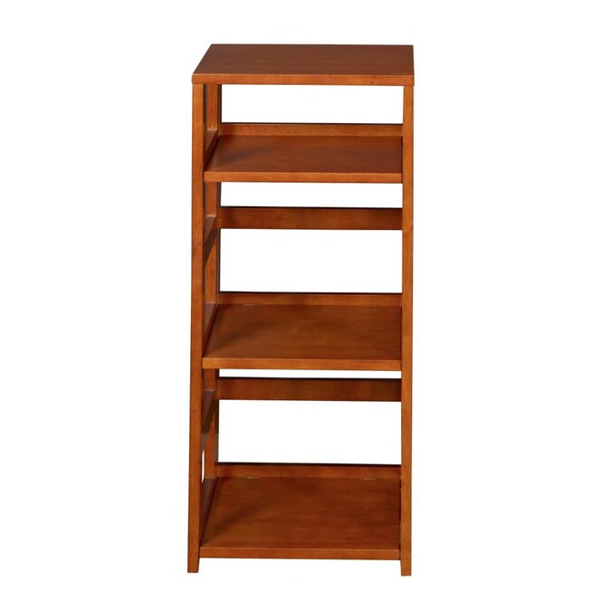Regency Flip Flop Cherry Wood 3-Shelf Modular Bookcase in the Bookcases ...