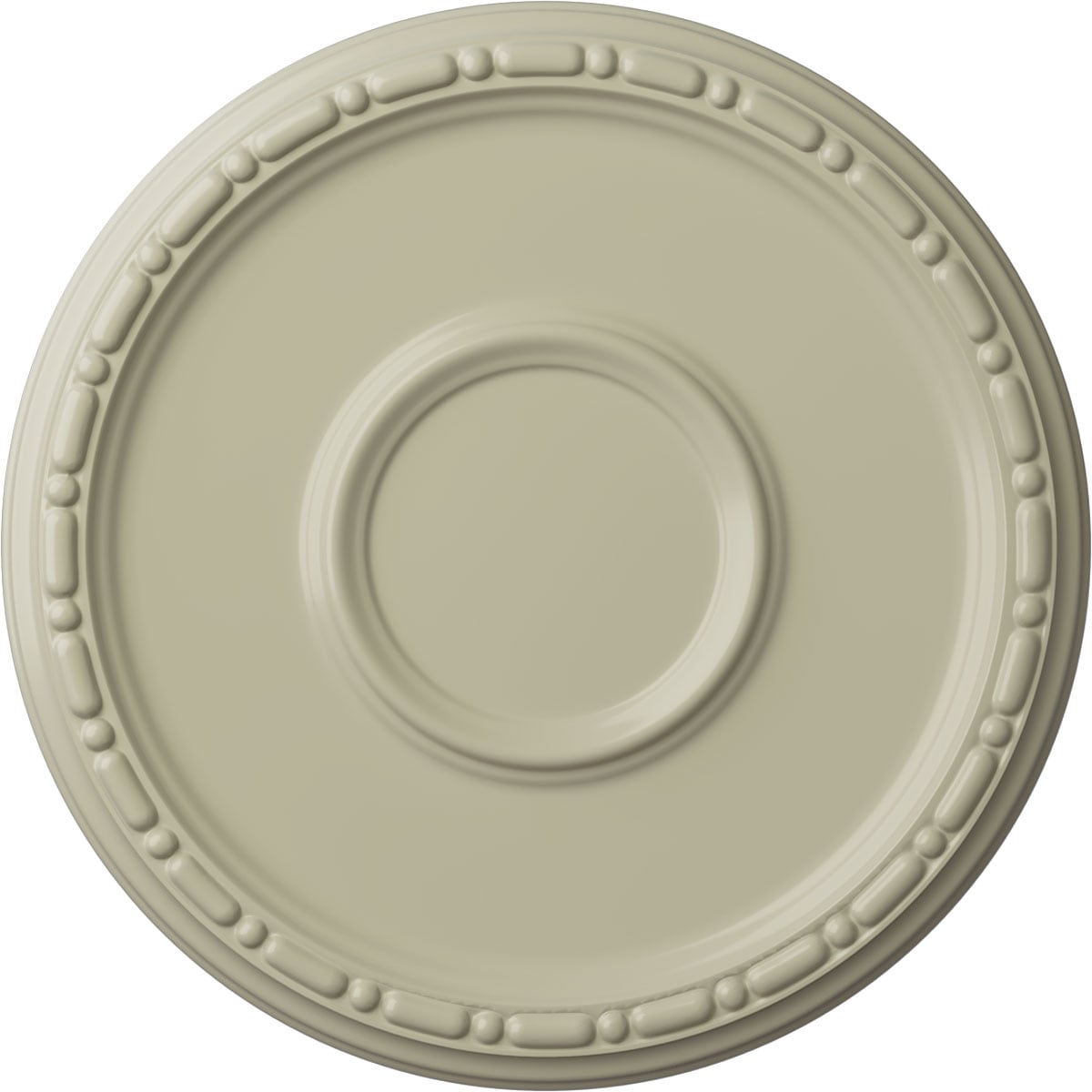 Ekena Millwork CM16MDCYF Medea 16.5-in W x 16.5-in L Painted Clear Yellow Polyurethane Whole Ceiling Medallion