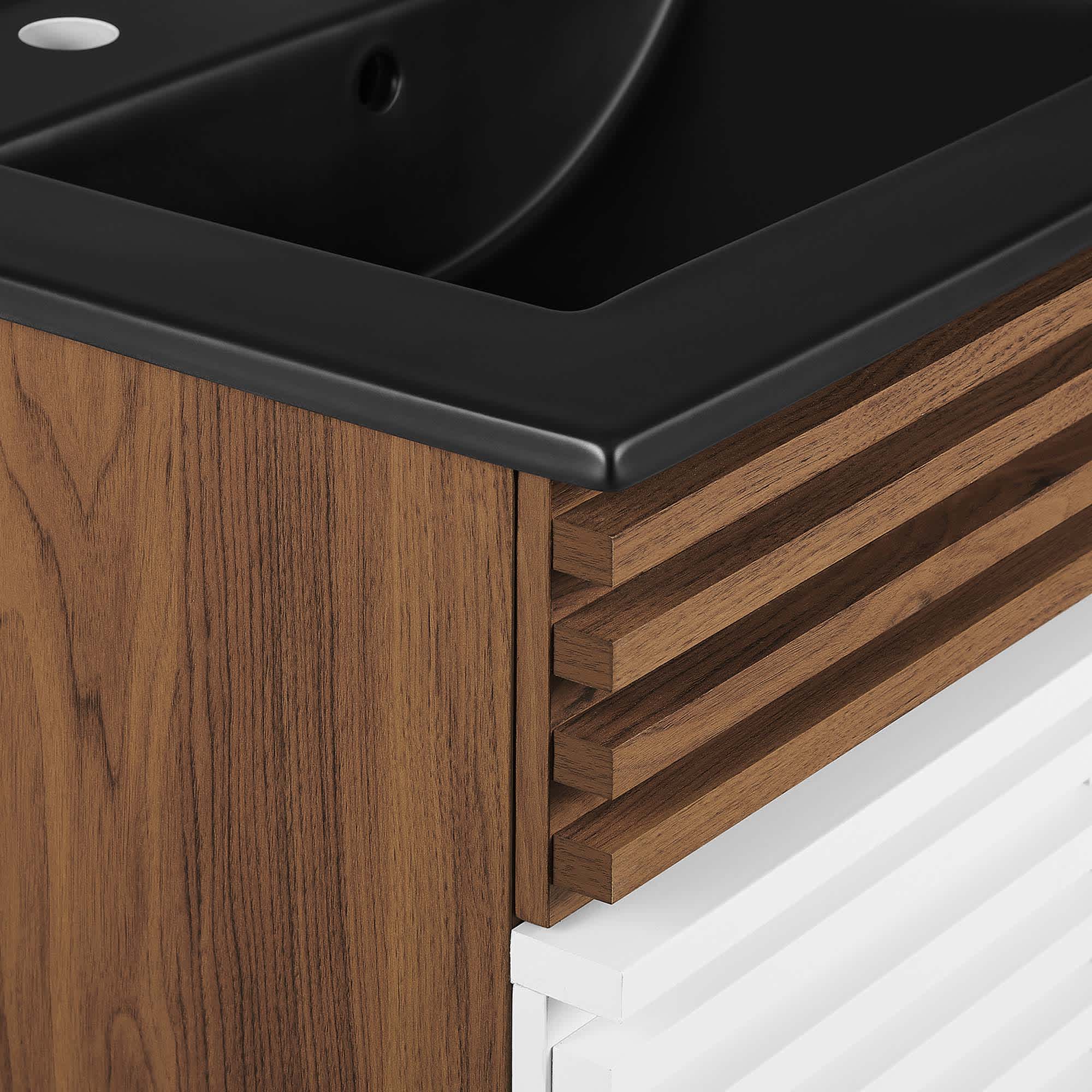 Modway EEI-5350-WHI-WAL-BLK Bath-Vanity-Combo - View #9