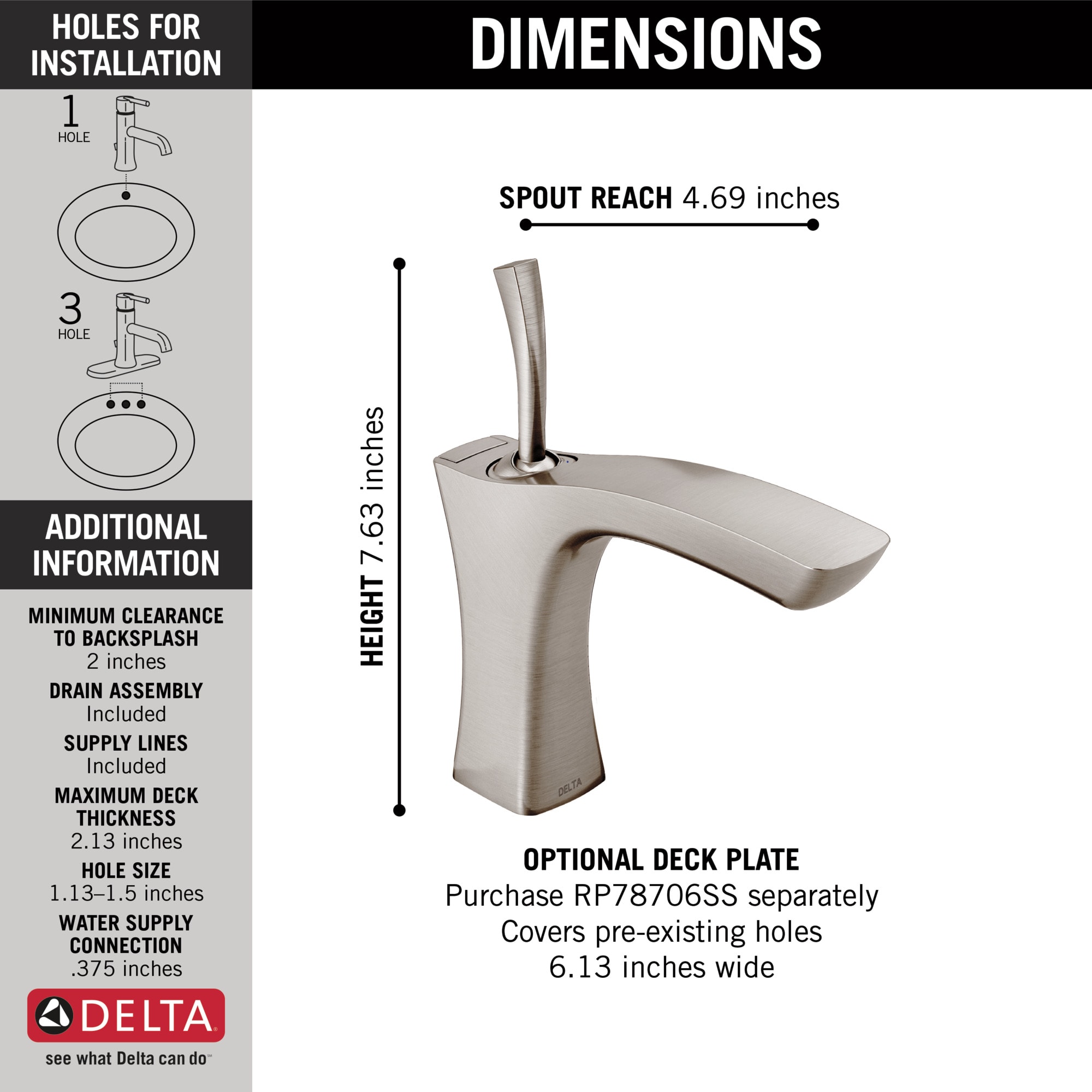 Delta 552LF-SSMPU Lavatory-Faucets - View #6
