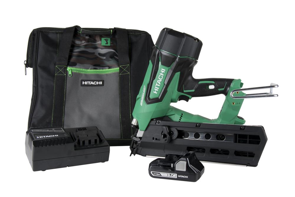 Hitachi 3.5-in 21-Degree Cordless Framing Nailer (Battery & Charger  Included) in the Framing Nailers department at Lowes.com