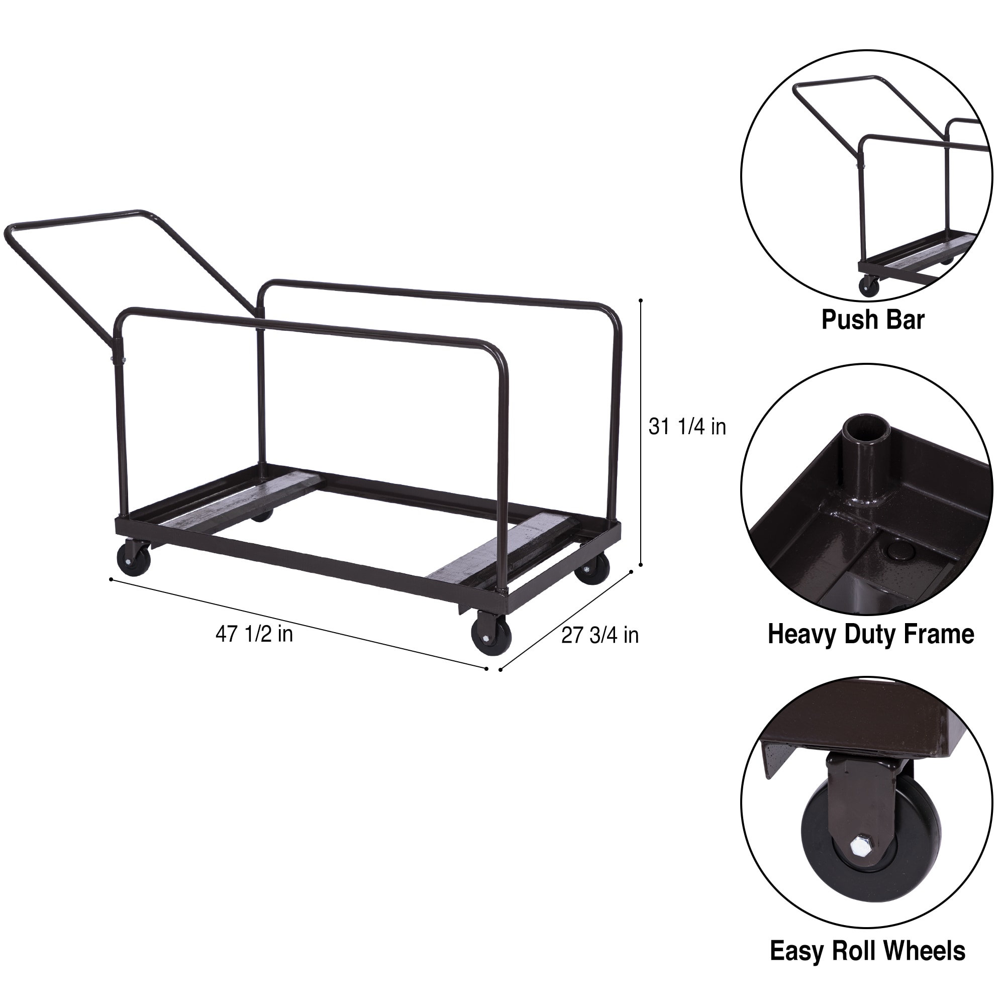 Hampden Furnishings HMDDL60R Hand-Truck-Dollies - View #4