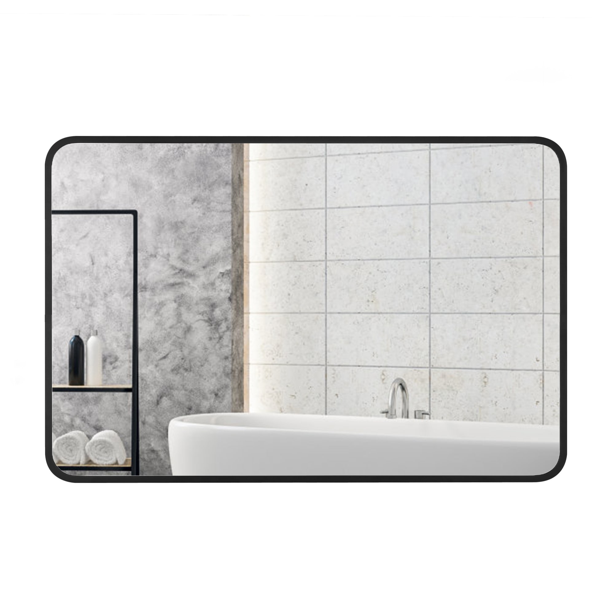 GETLEDEL MR-2705-BK Framed-Bath-Mirrors - View #10