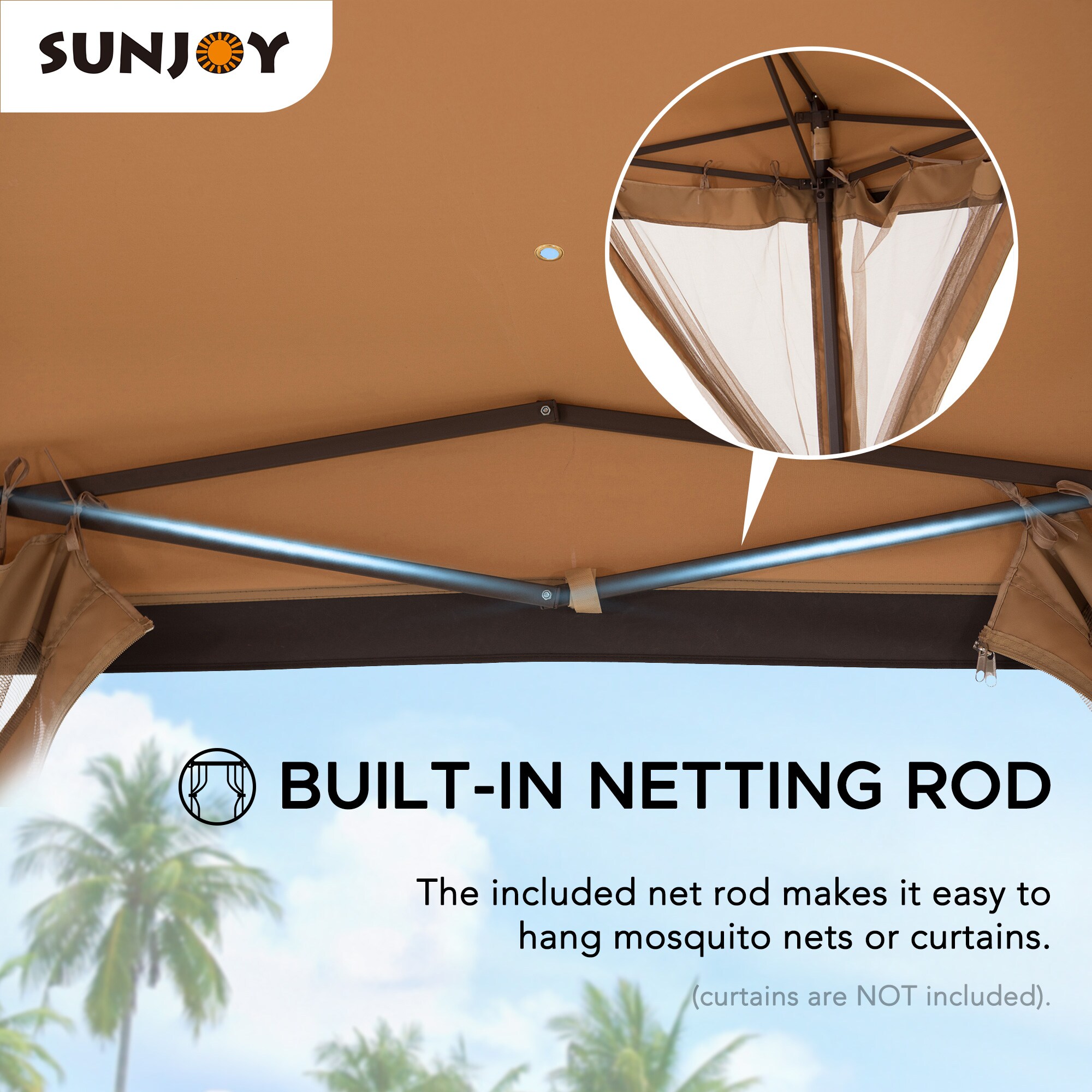 Sunjoy 168578 Wood-Resin-Gazebos - View #5