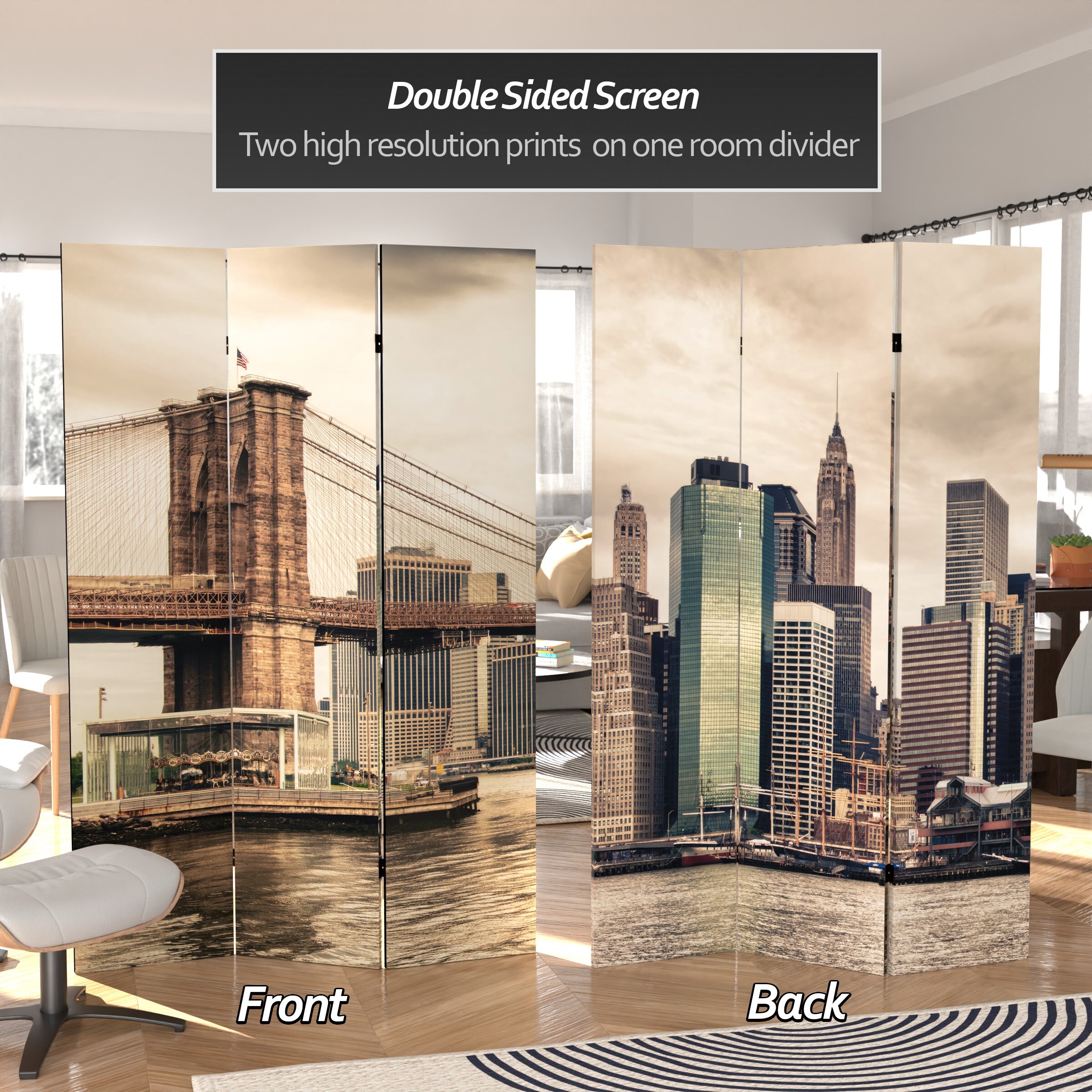 Red Lantern CAN-NY6 Indoor-Privacy-Screens - View #2