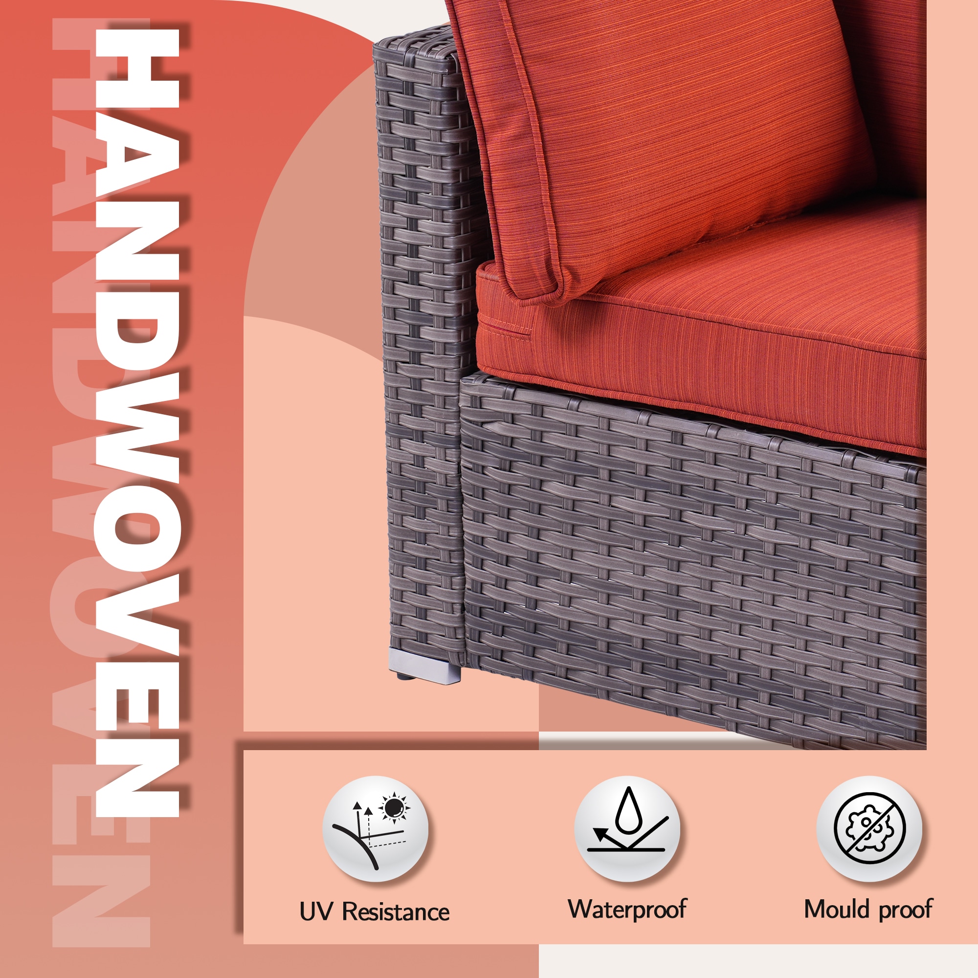 Ovios HP805Y Patio-Conversation-Sets - View #2