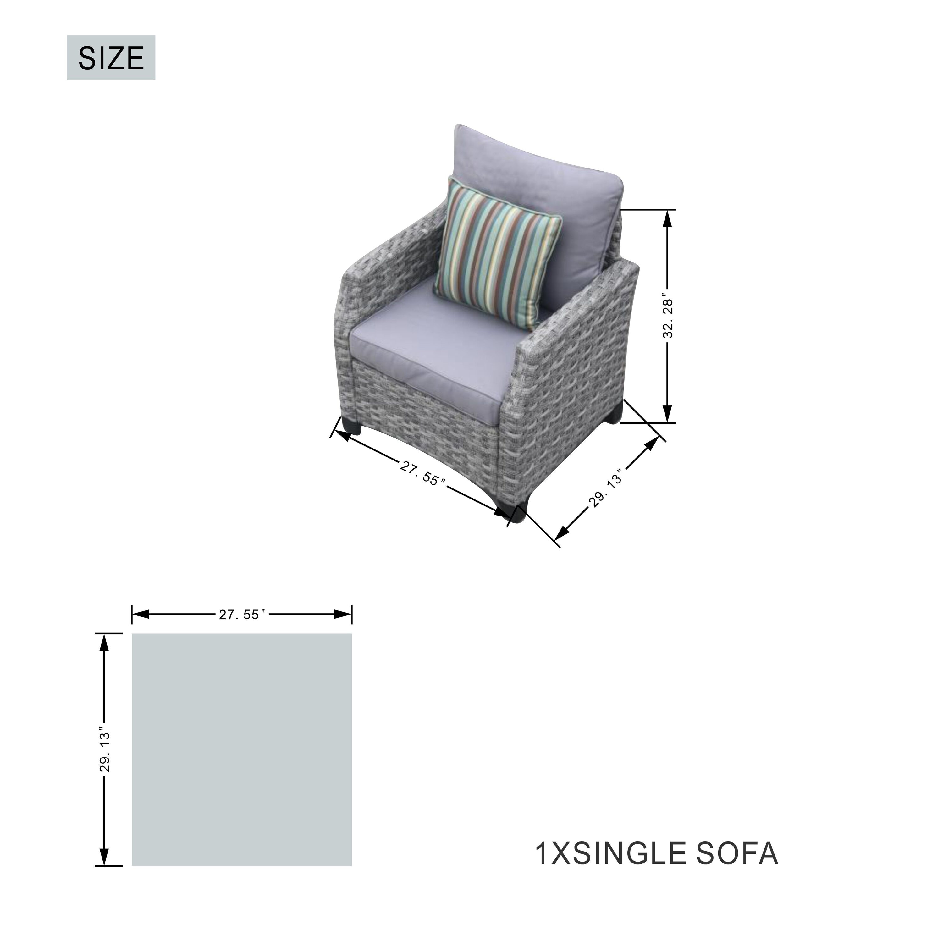 Moda Furnishings PAF-1801-H-RED Patio-Conversation-Sets - View #9