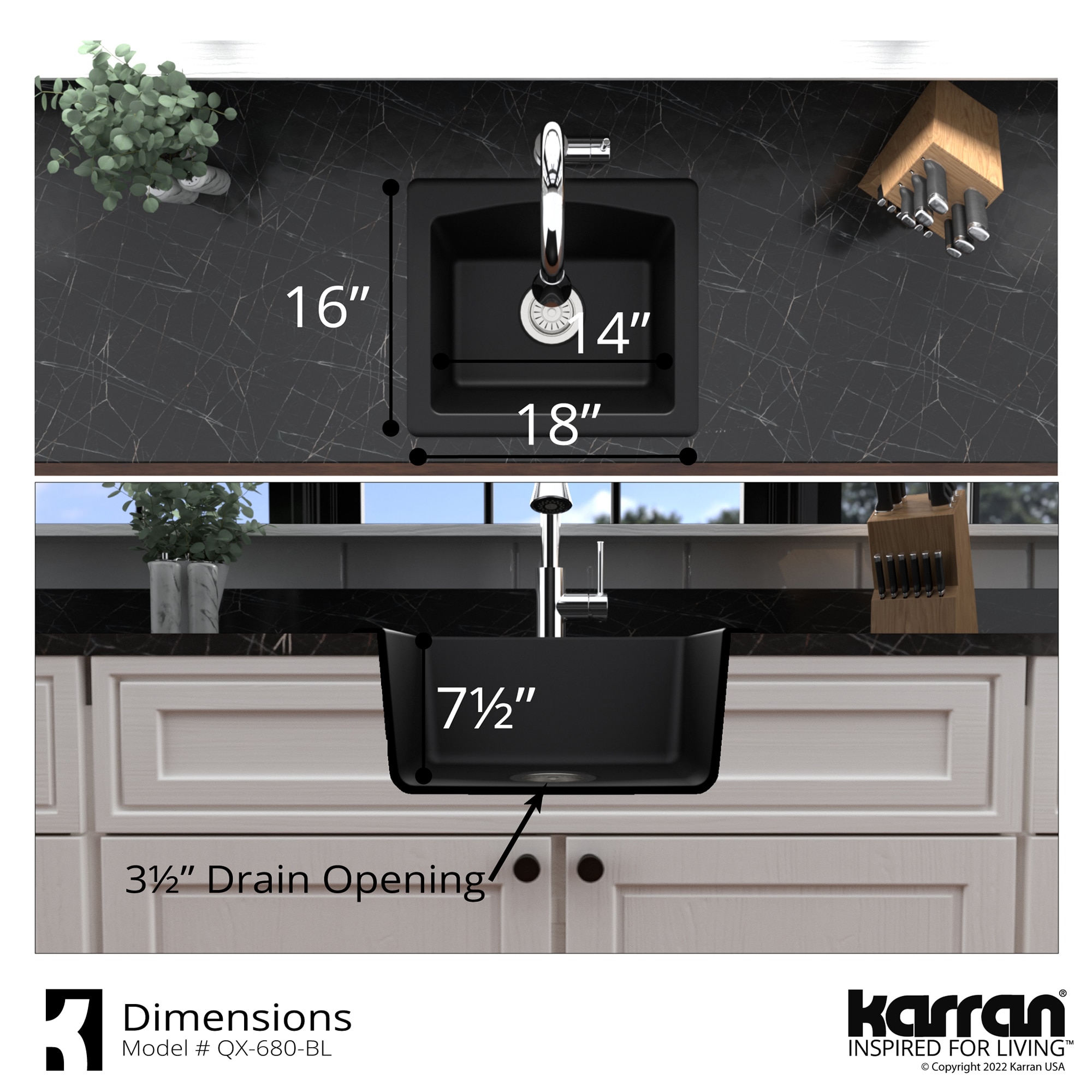 Karran QX-680-BL Kitchen-Sinks - View #6