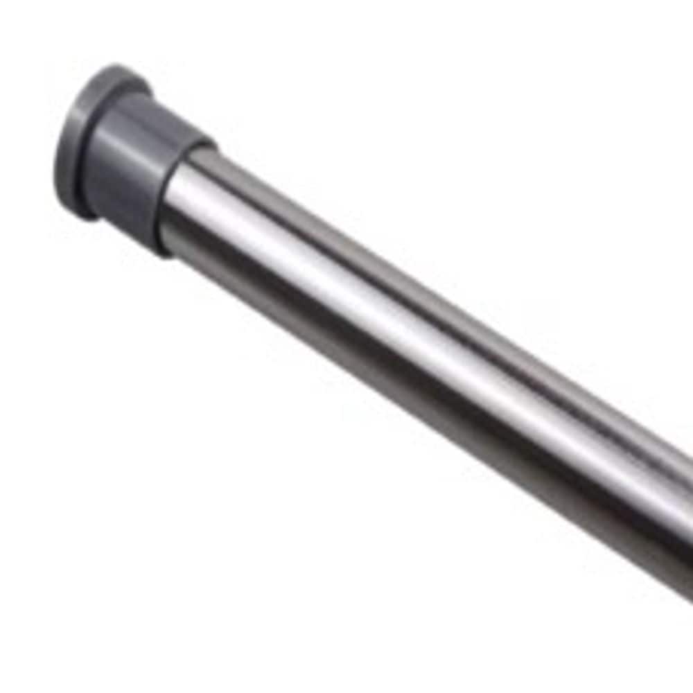 Style Selections JNSSAL72CH 42-in to 72-in PVD Chrome Tension Single straight Adjustable Shower Curtain Rod
