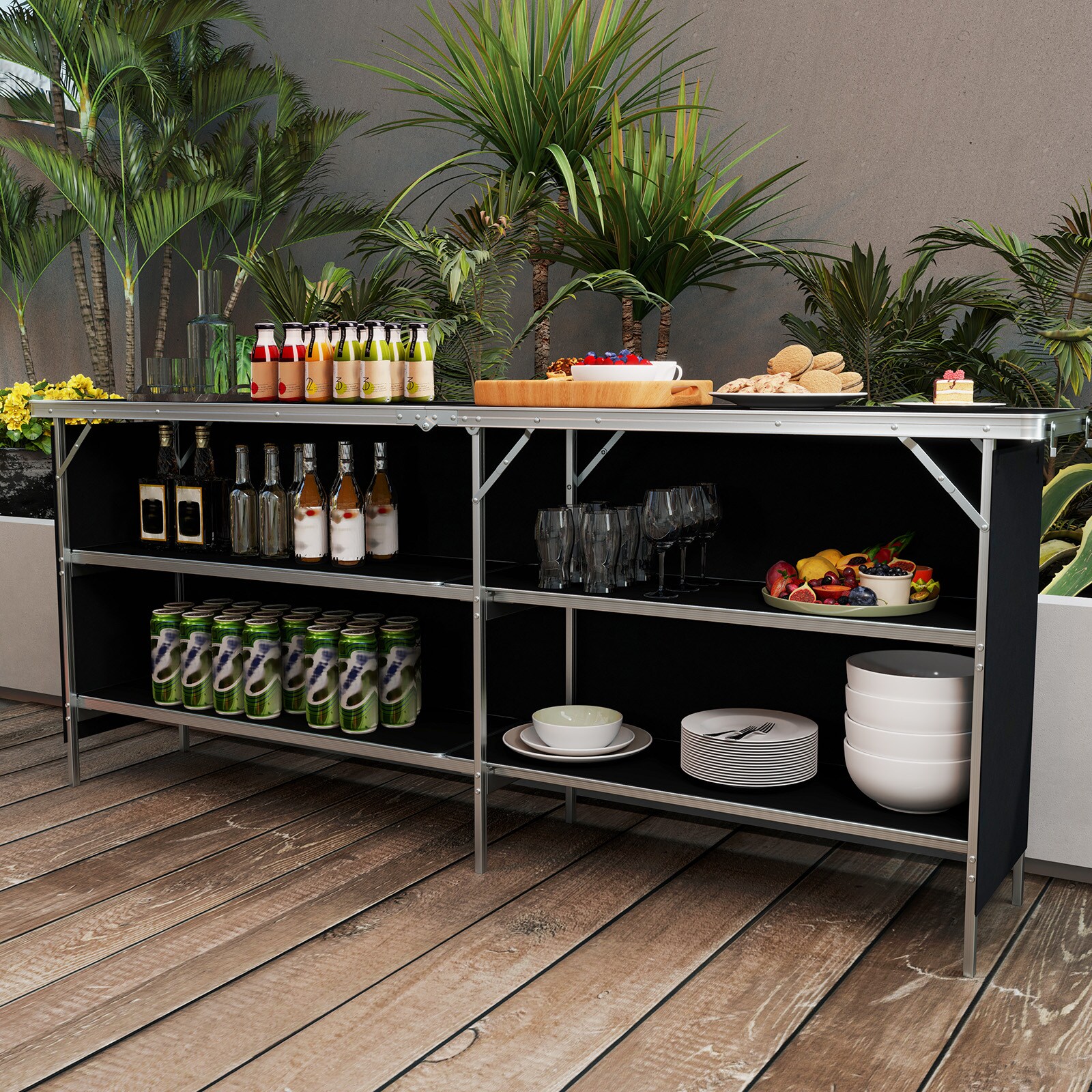 Slickblue D-CO-KD51021PN Picnic-Tables - View #2