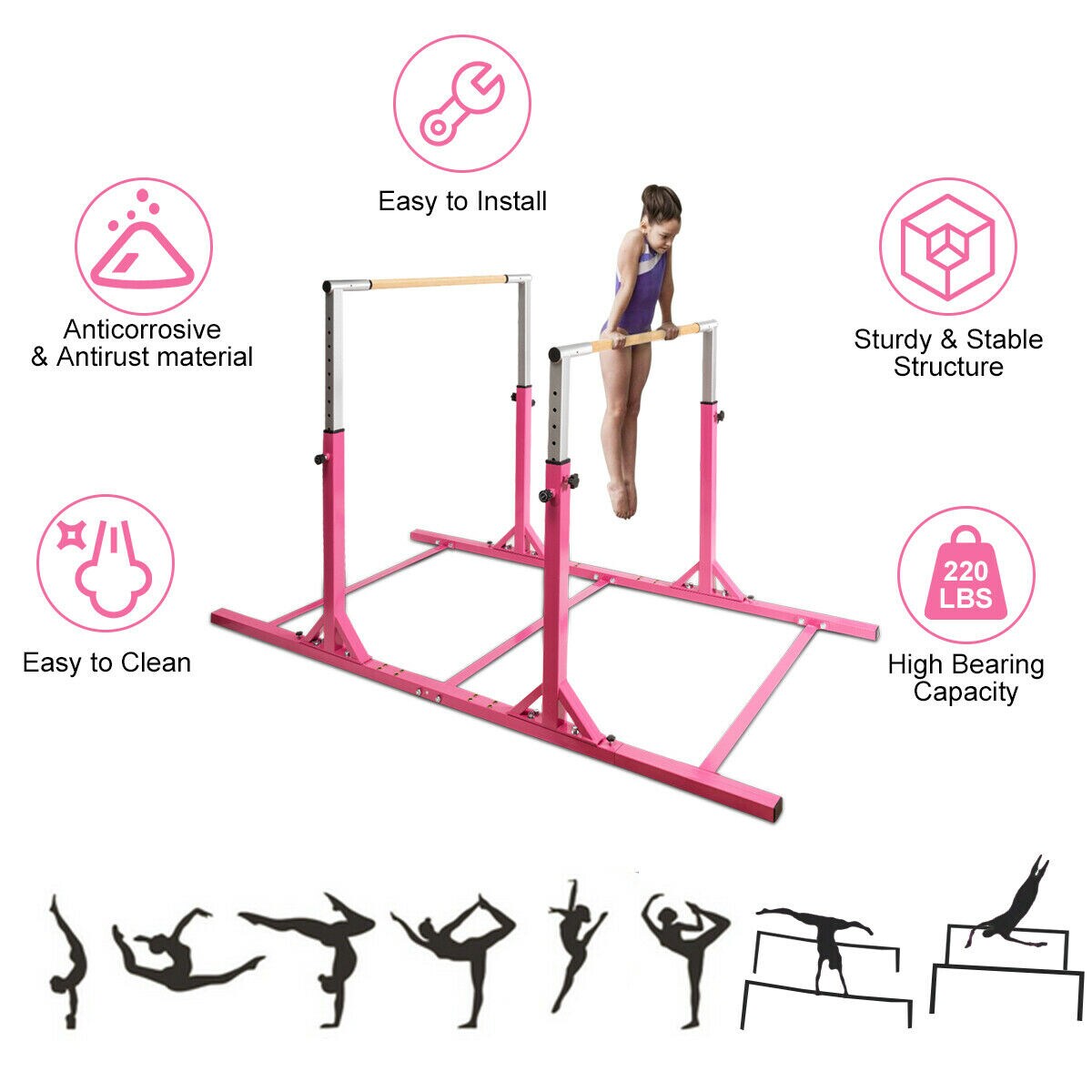 Goplus SP36978+ Pull-up-Push-up-Bars - View #7