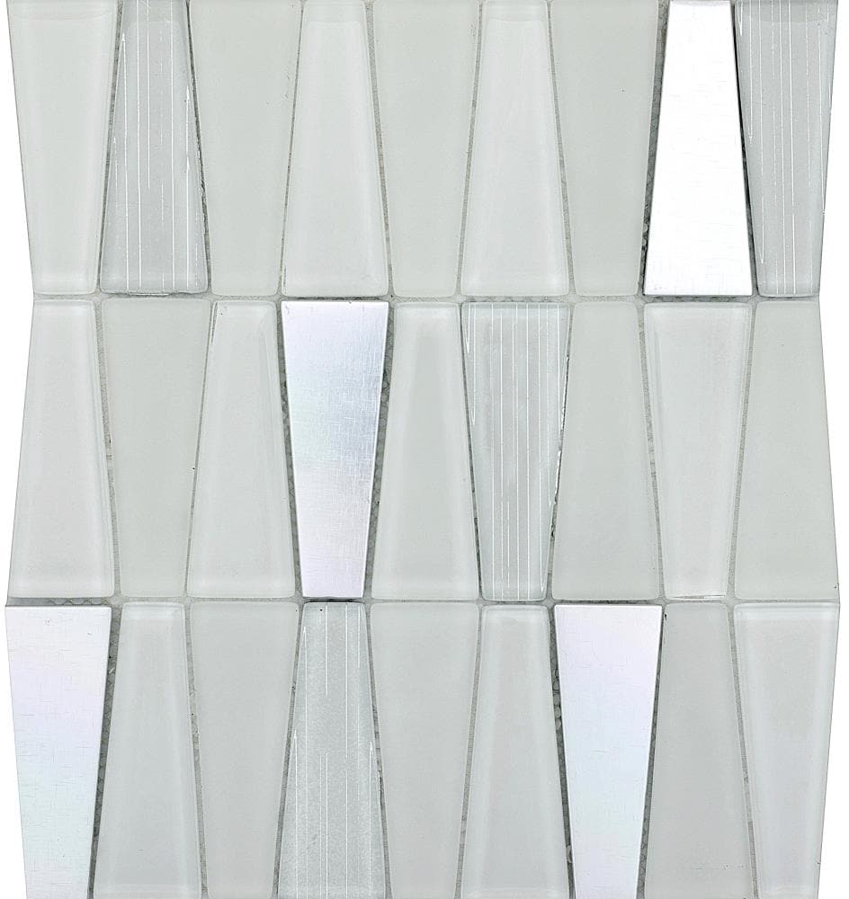 Emser W80IMGEAB1112MOT Imagine 10-Pack Ablaze 11-in x 12-in Glass/Metal/Stone Border Tile (8.7-sq. ft/ Box Only)