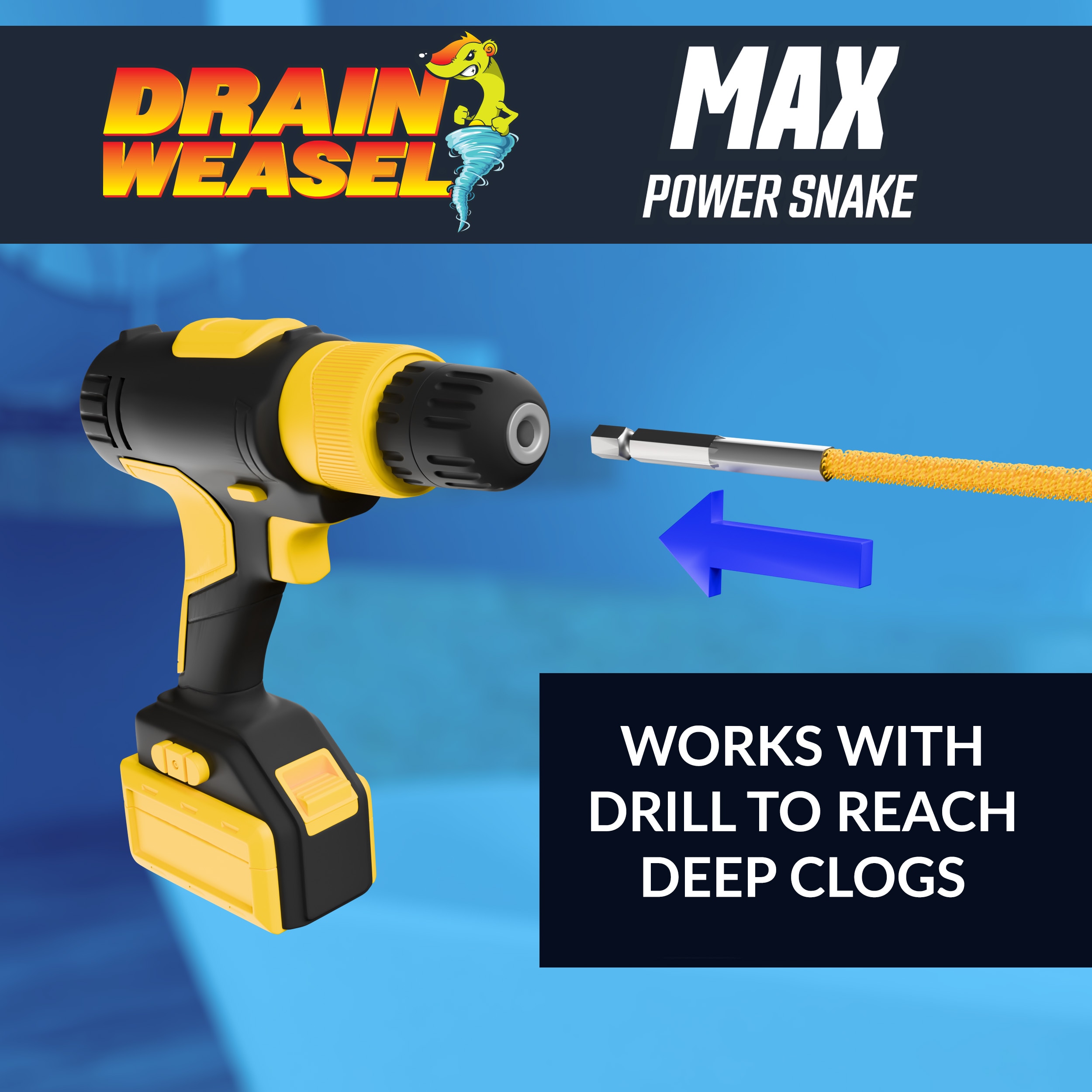 FlexiSnake DWMAXP36 Drain-Cleaning-Tools - View #3