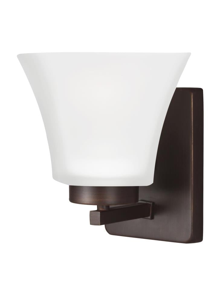 Generation Lighting 4111601EN3-710 Bayfield 5.0000-in W 1 -Light Bronze Wall Sconce ENERGY STAR Certified