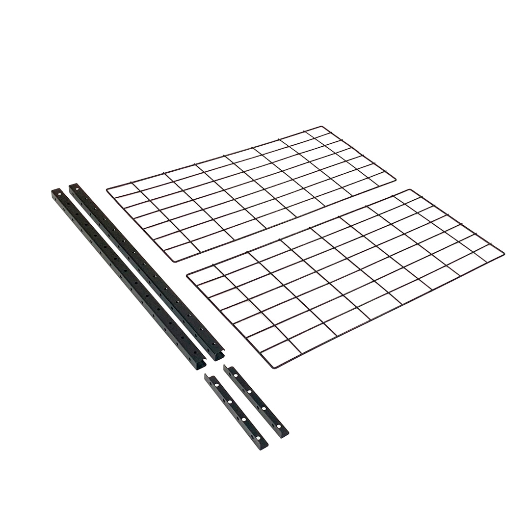 Everbloom T333617K2 36-in W x 33-in H Black Garden Trellis