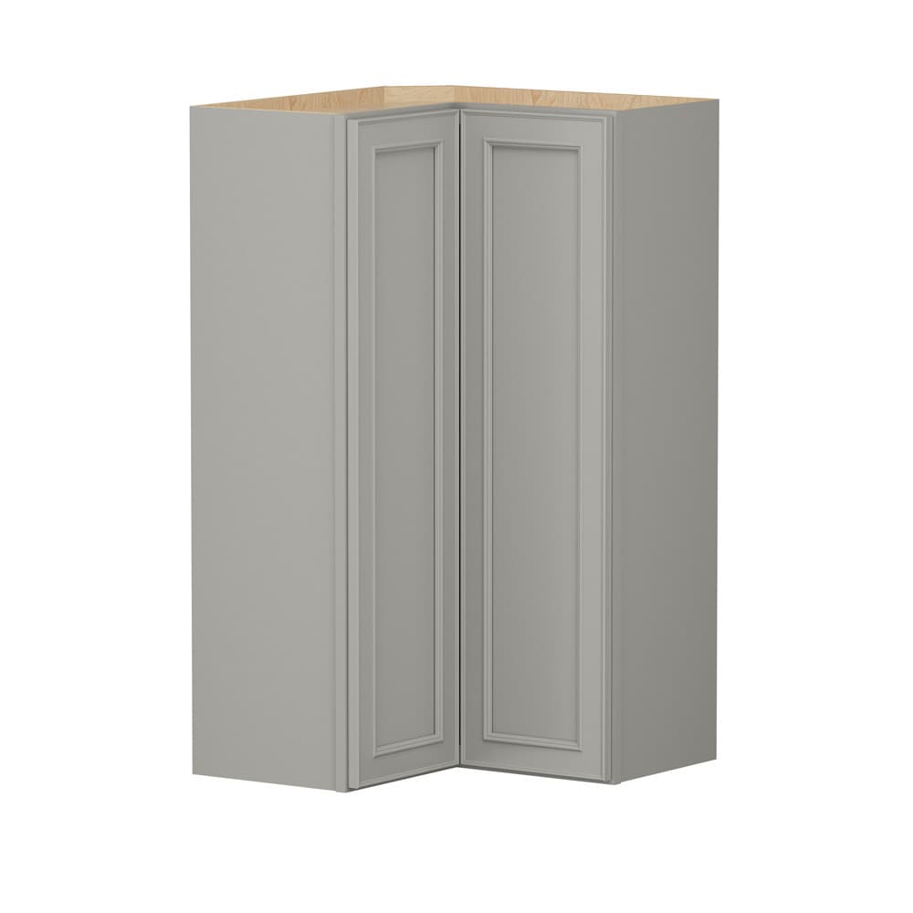 Shenandoah Irvington 24-in W x 42-in H x 12-in D Stone Painted L-Shaped Corner Wall Fully Assembled Cabinet Recessed Panel Miter